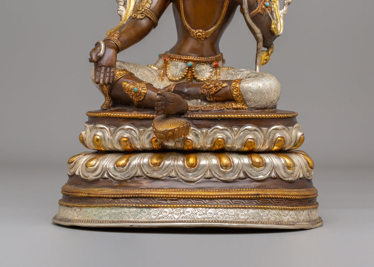Tibetan Healing Green Tara Statue | A Symbol of Compassion & Swift Action