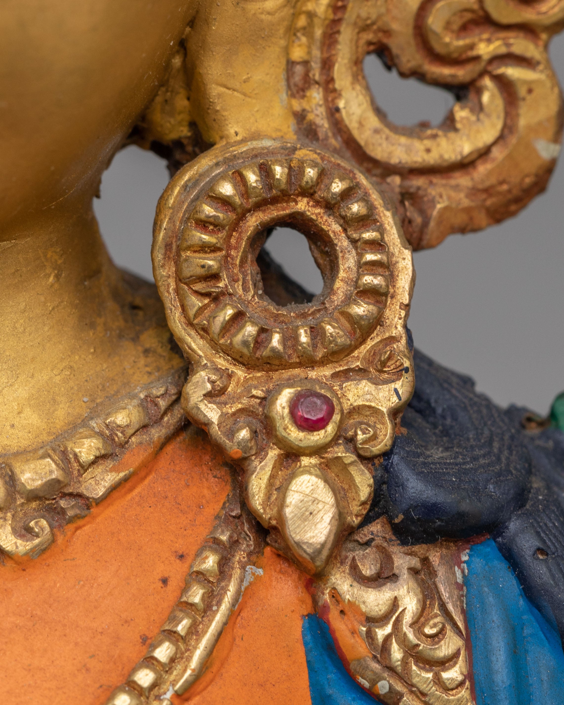 Spiritual Manjushri Divine Statue | Handcrafted Copper Manjushri Statue