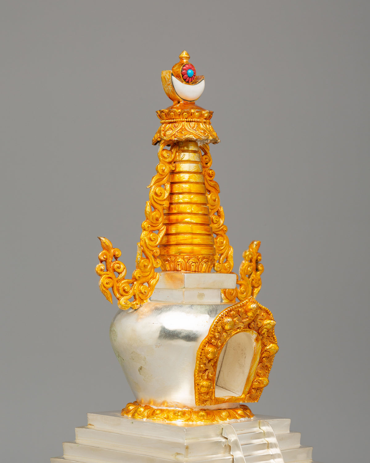 Scared Tibetan Stupa | Handcrafted Buddhist Shrine