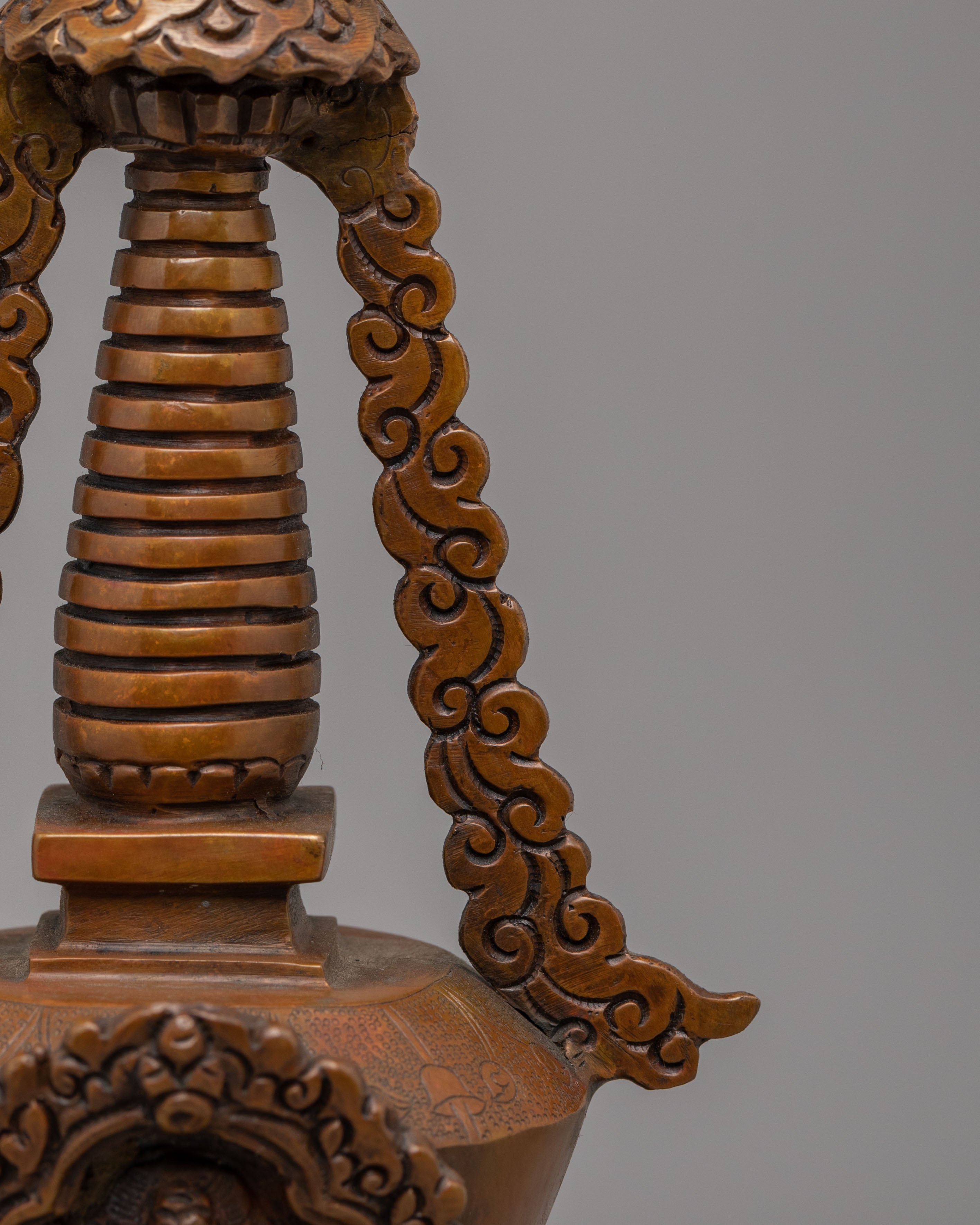 Handcrafted Stupa Set | Traditional Tibetan Ritual Stupas for Meditation