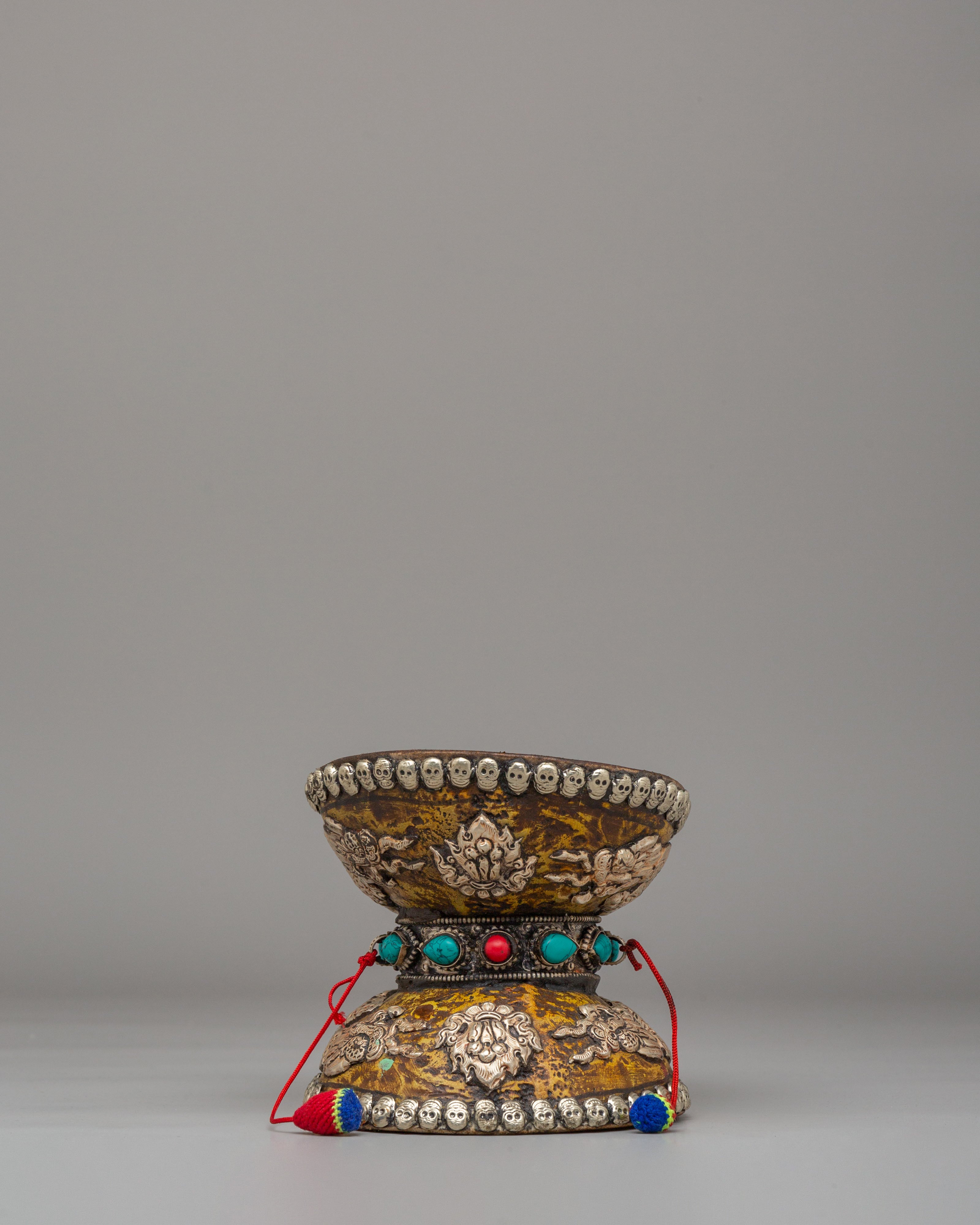 Sacred Ceremonial Damaru | Handcrafted Ritual Drum