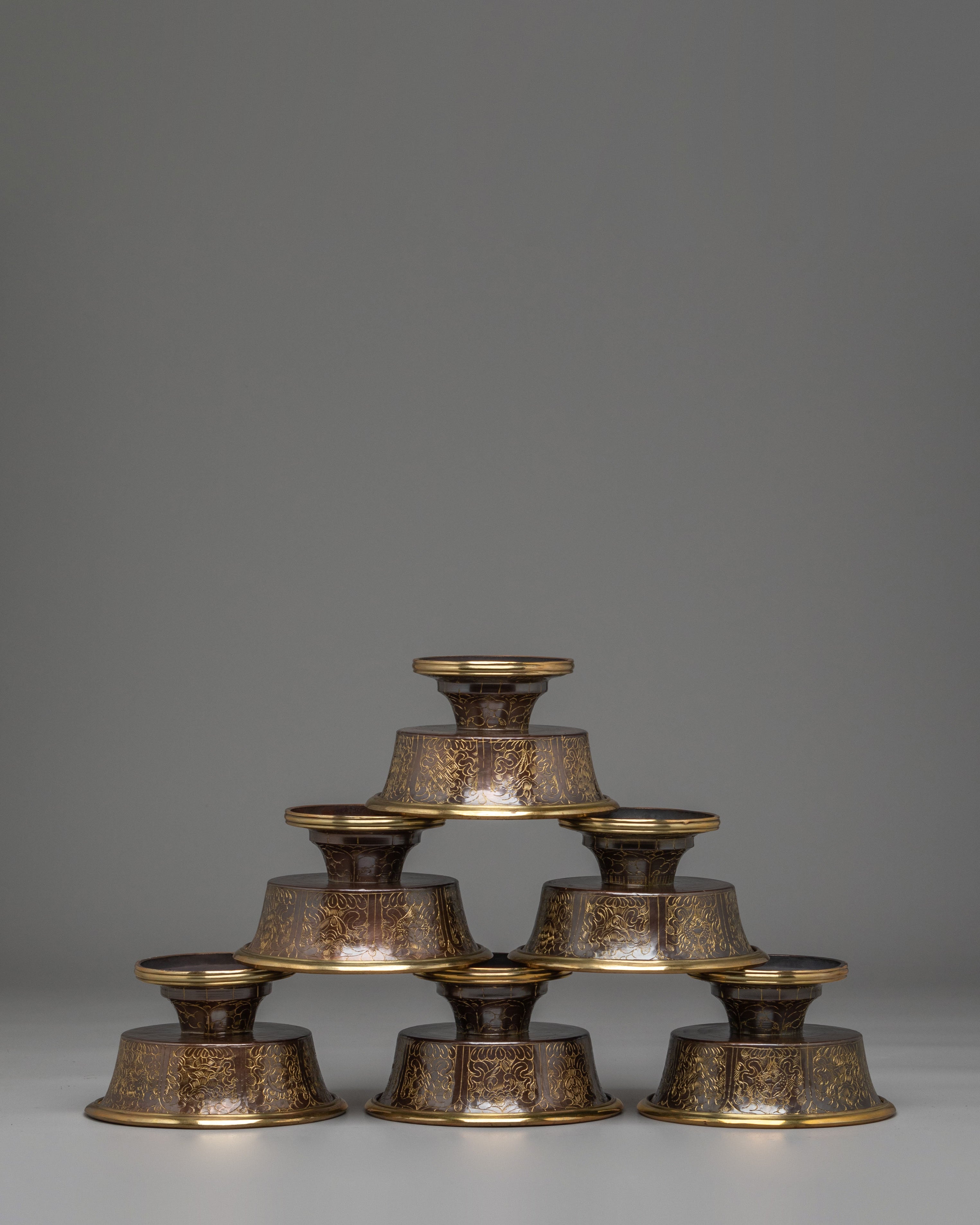 Ceremonial Offering Bowls Set | Meditation Rituals & Spiritual Decor