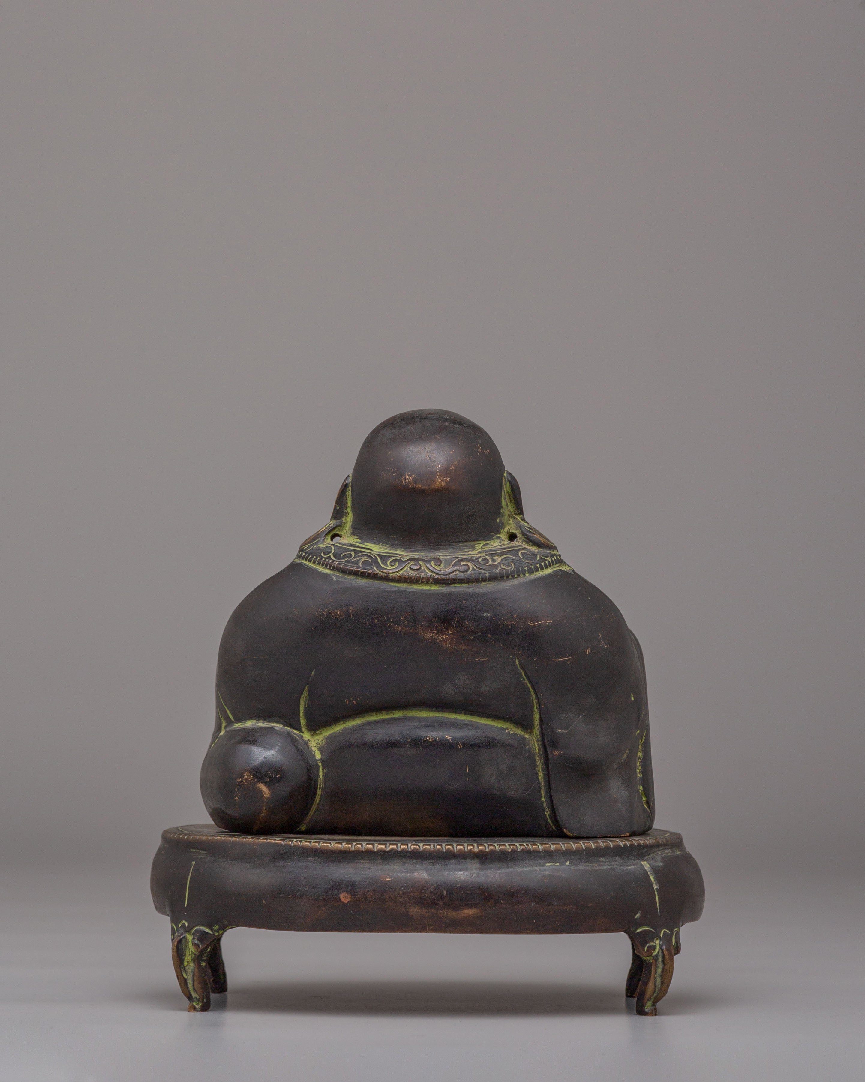 Tibetan Laughing Buddha Incense Holder | Perfect for Meditation and Spiritual Practices