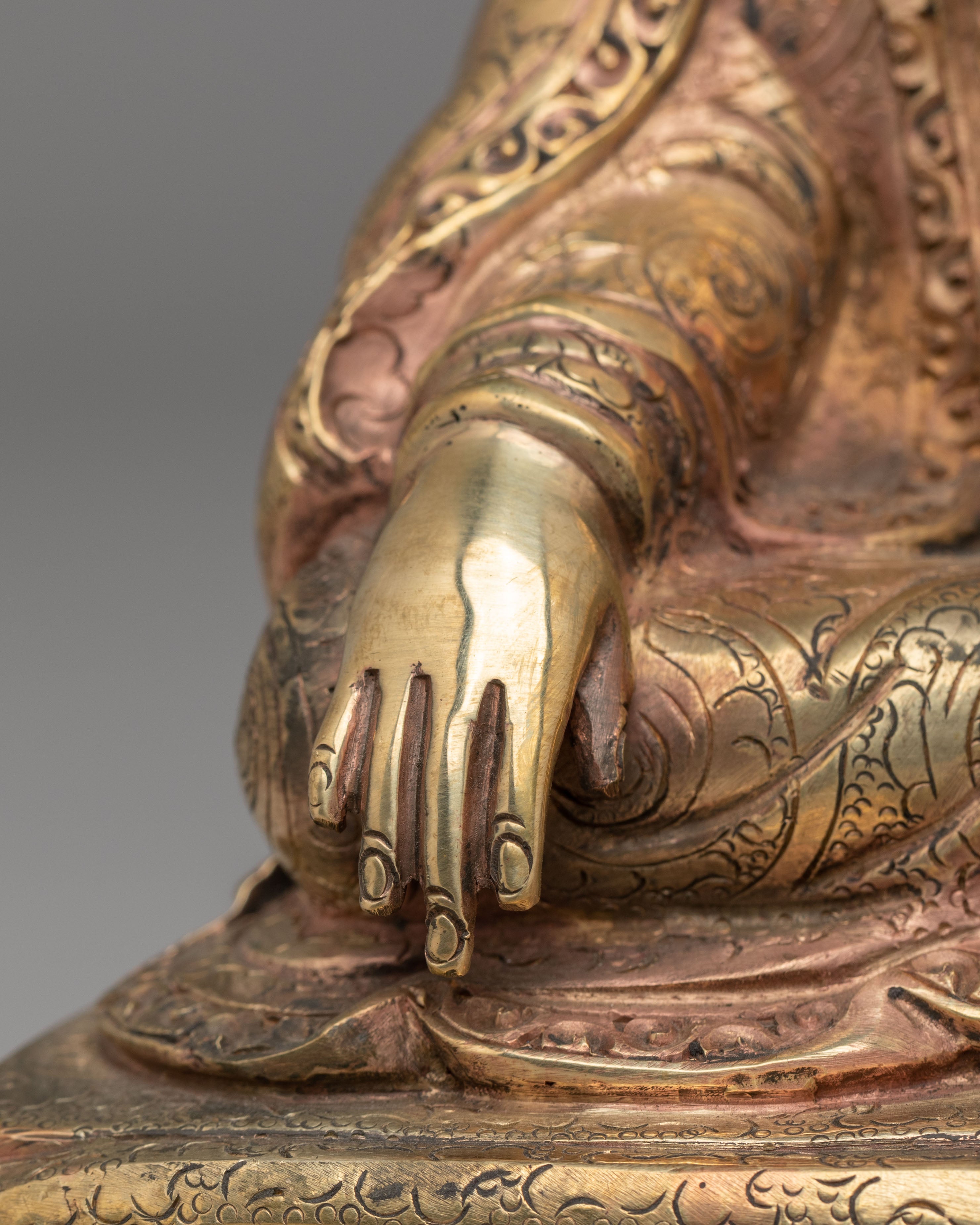 Handmade Marpha Statue | Buddhist Guru Altar Sculpture