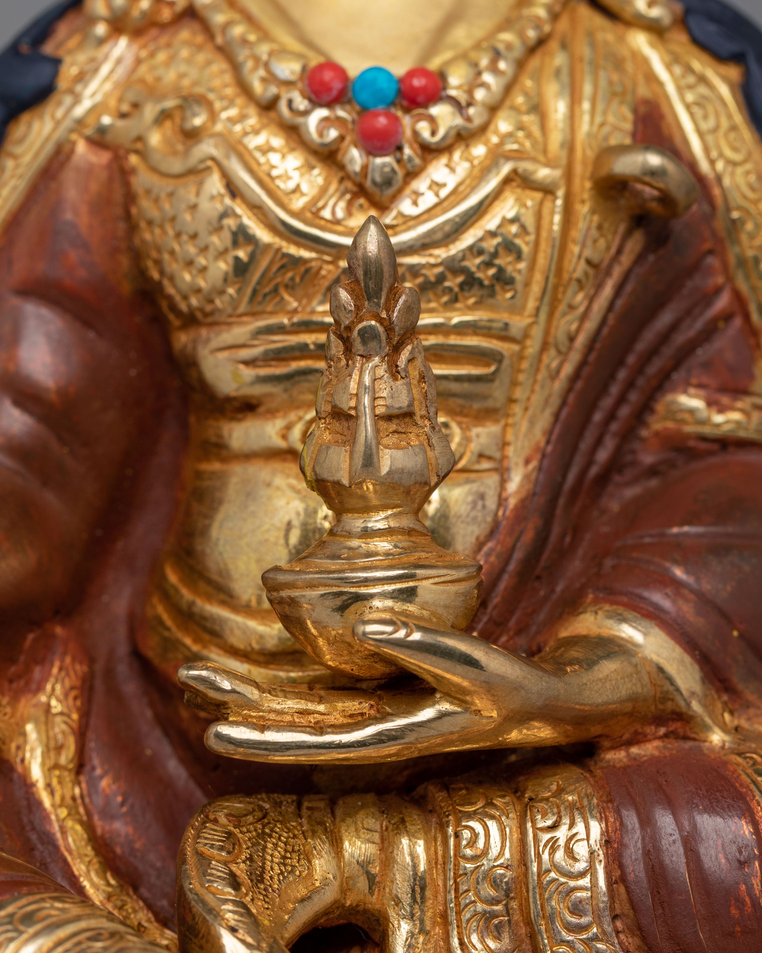 Guru Rinpoche Sacred Statue | Tibetan Master of Wisdom