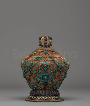 Buddhist Ritual Rice Offering Pot