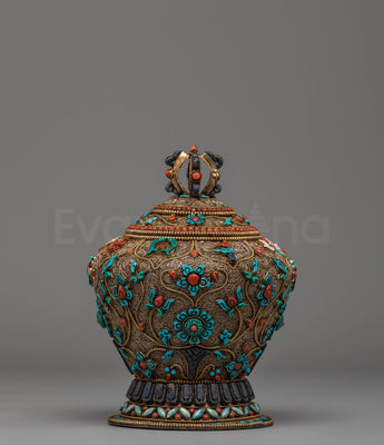 Buddhist Ritual Rice Offering Pot