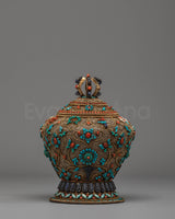 Buddhist Ritual Rice Offering Pot