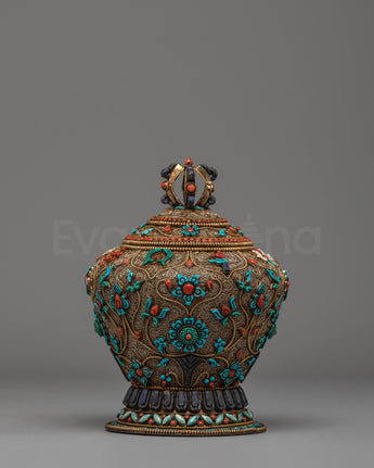 Buddhist Ritual Rice Offering Pot