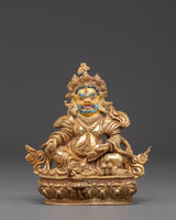 Handcrafted Copper Statue of Dzambhala 