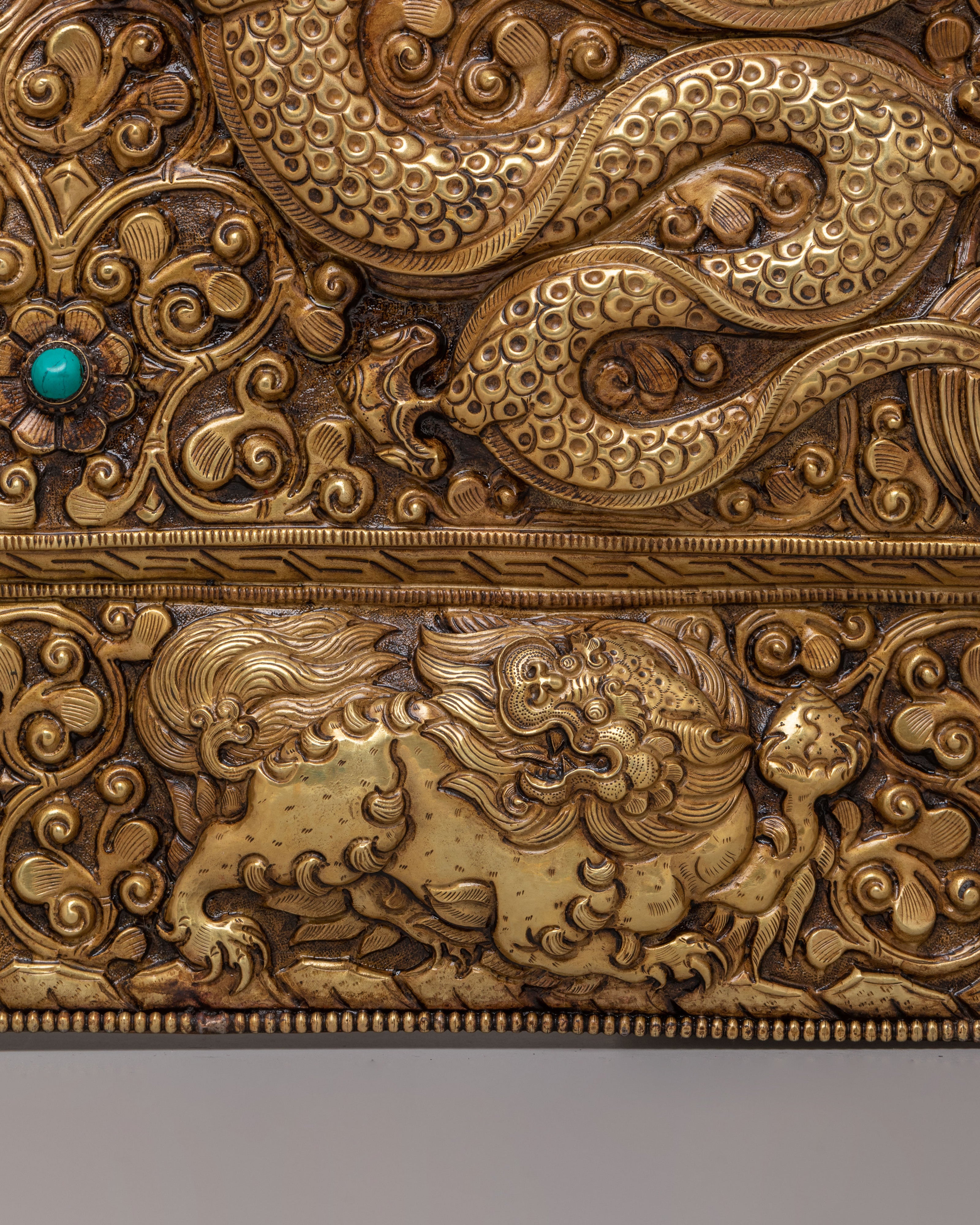 Handmade Wall Hanging with Biswo Vajra | Symbol of Protection and Spiritual Strength