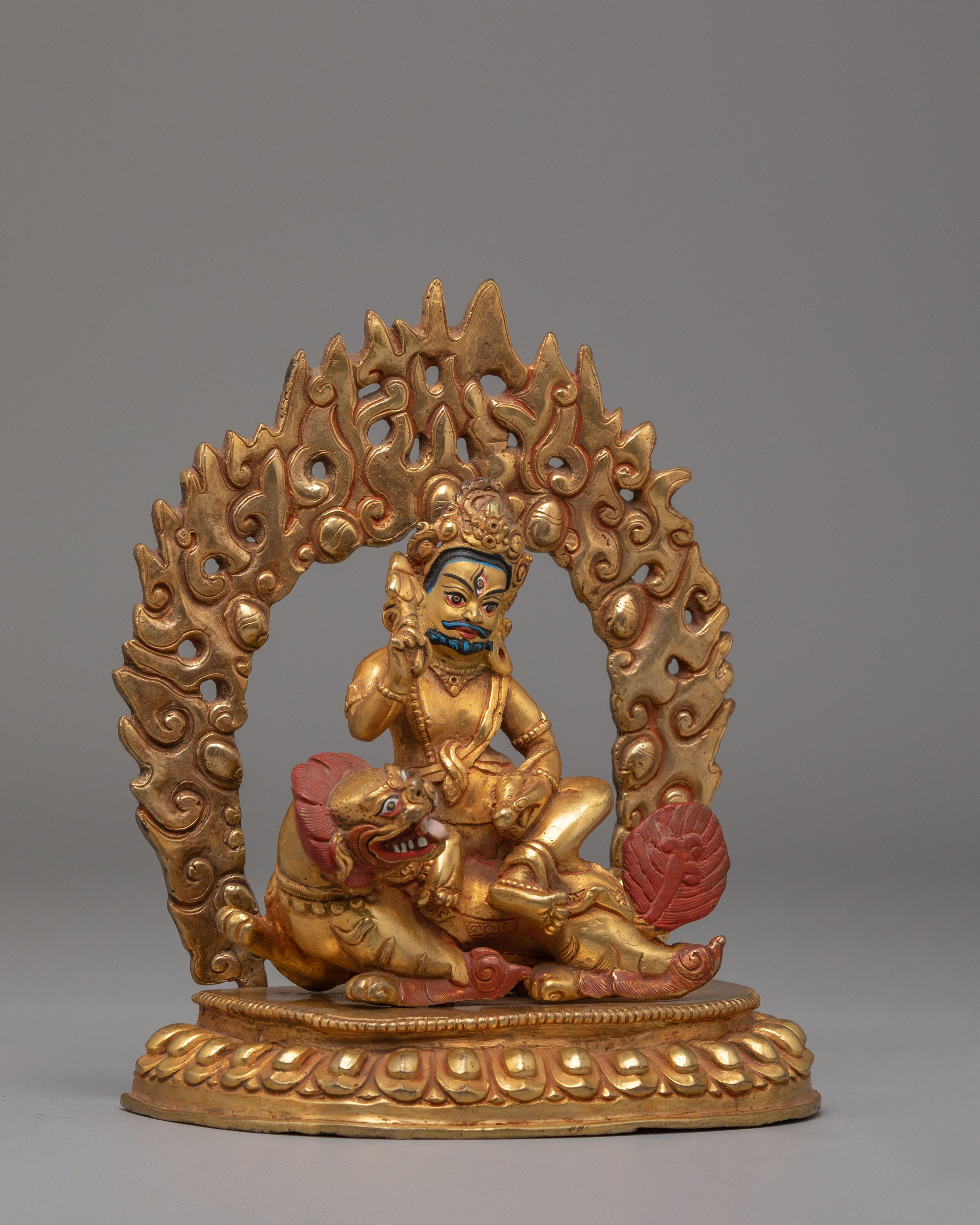 Sacred Tibetan Namtoshe Altar Statue | Wrathful Guardian Deity
