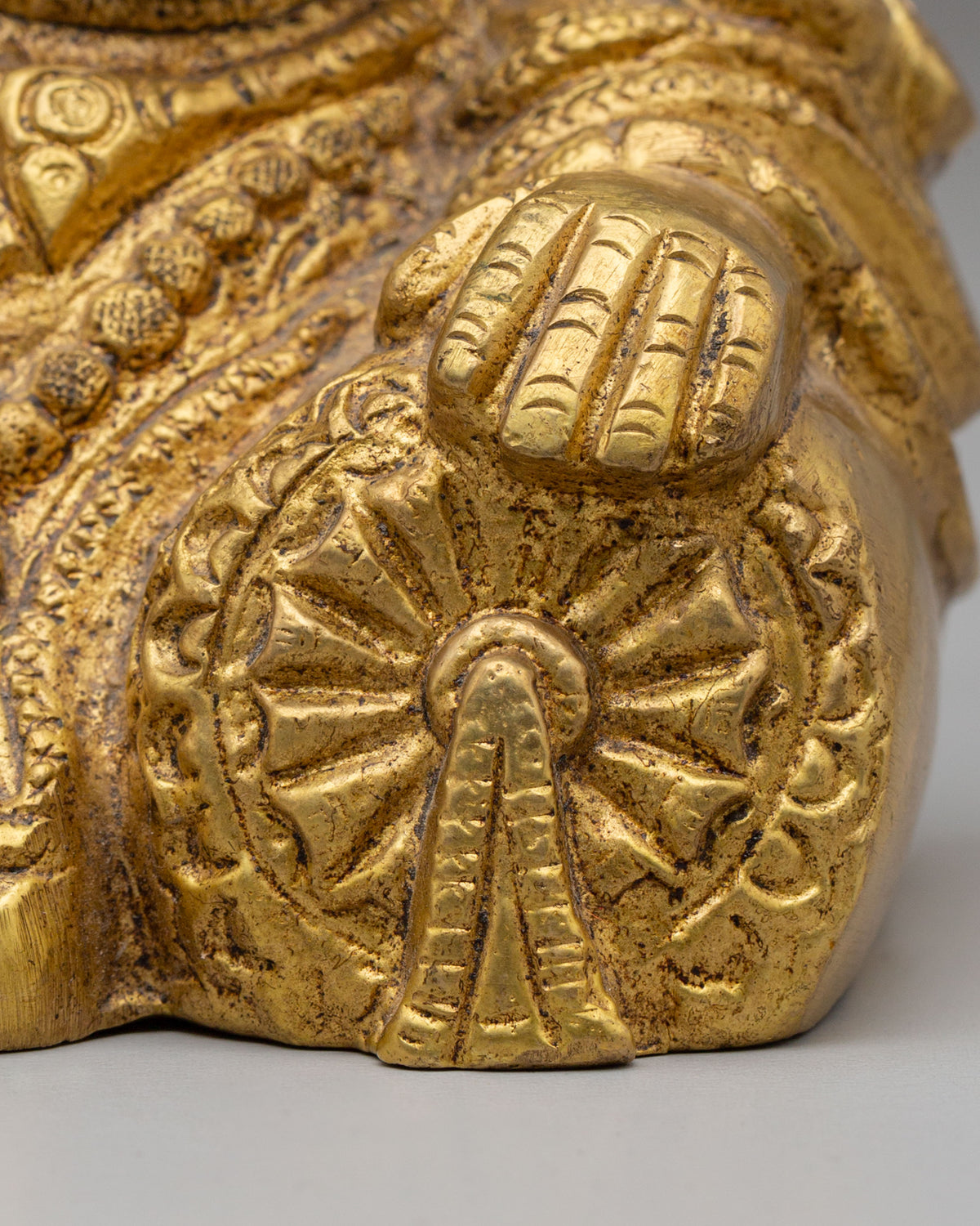 Tibetan Lord Kubera Sculpture | Brass God of Wealth and Prosperity