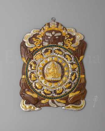 Tibetan Astrological Calendar Wall Hanging