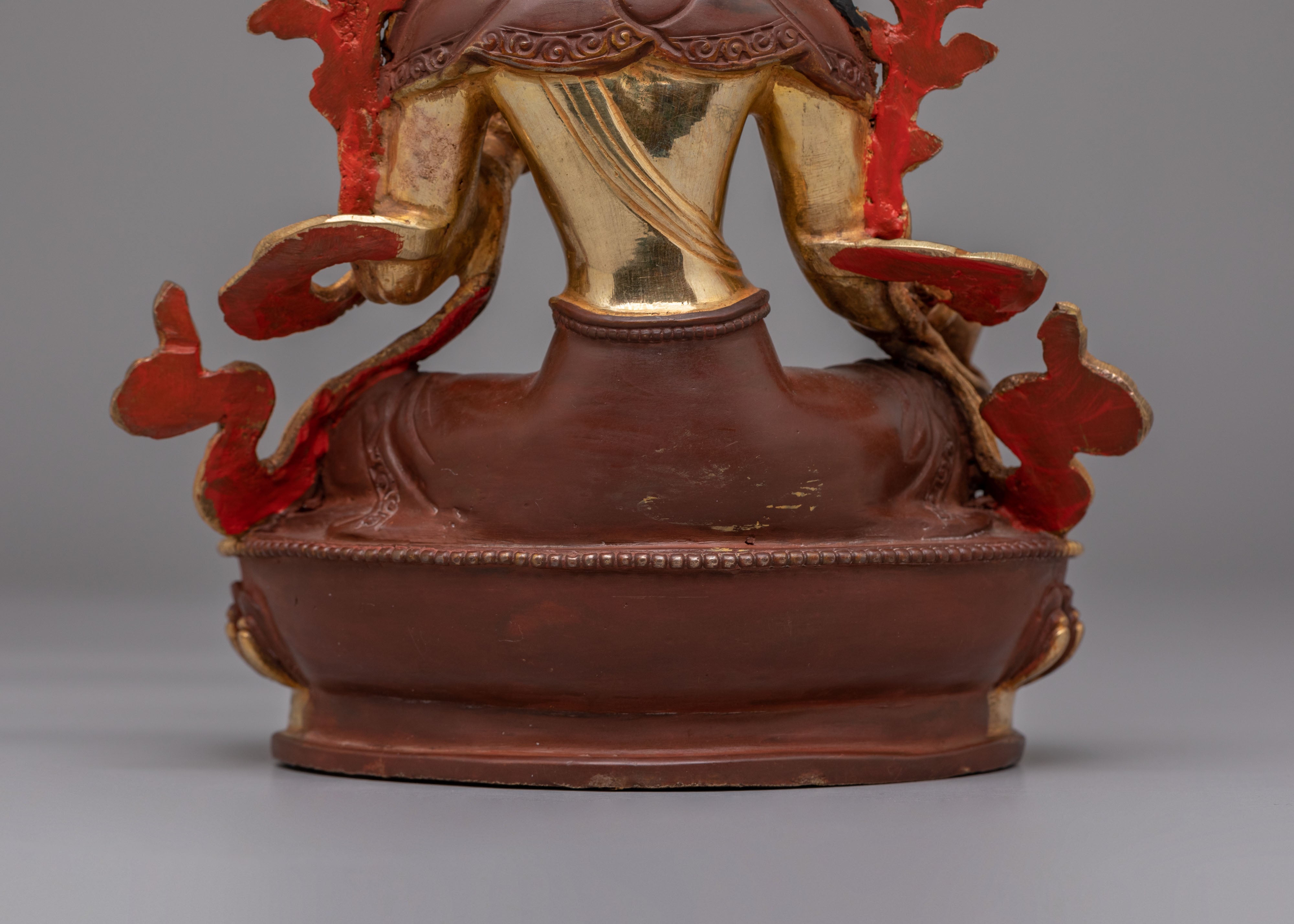 Handmade Green Tara Goddess Statue | Tibetan Spiritual Decor