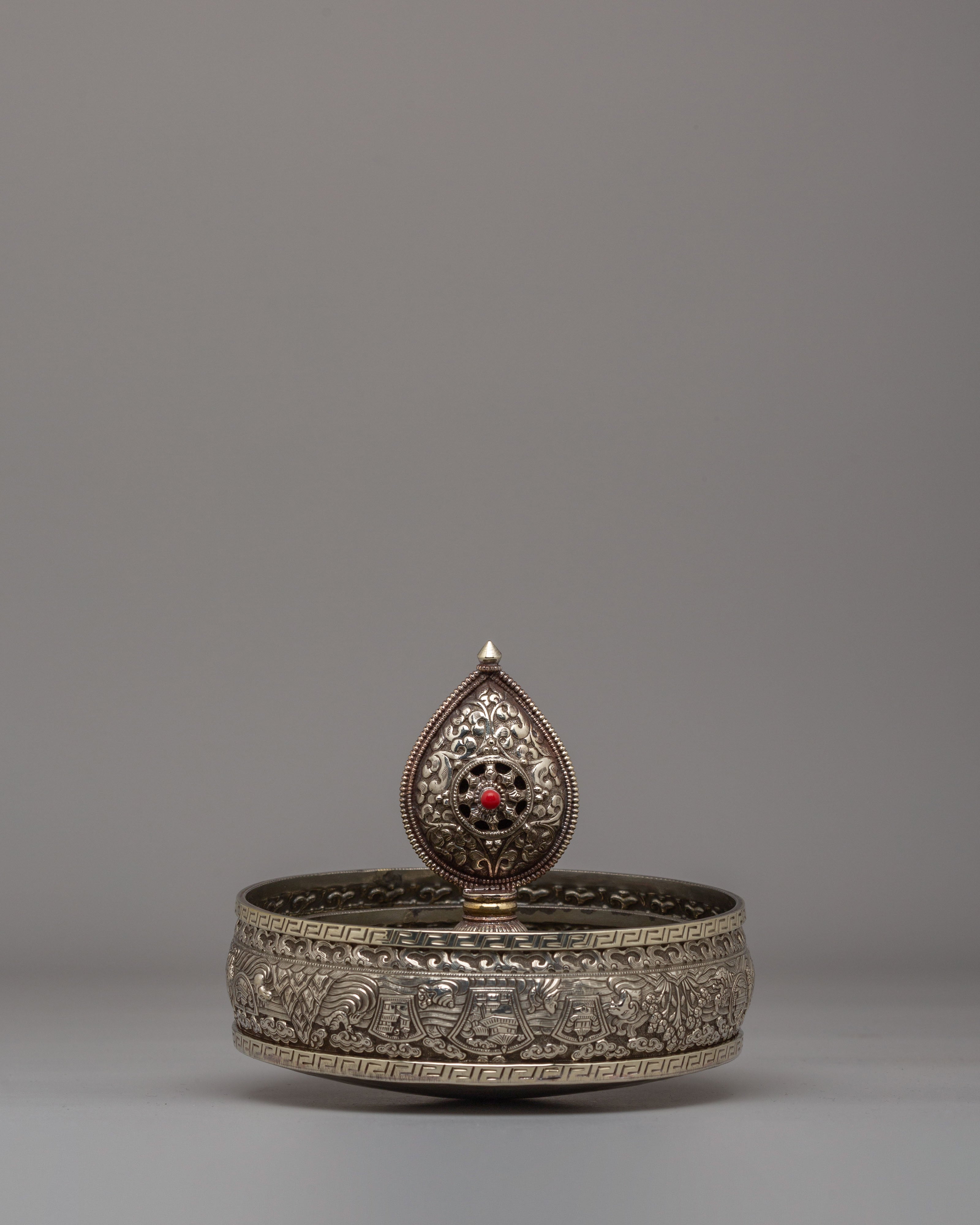 Buddhist Mandala Ritual Set | Sacred Vajrayana Ritual Offering