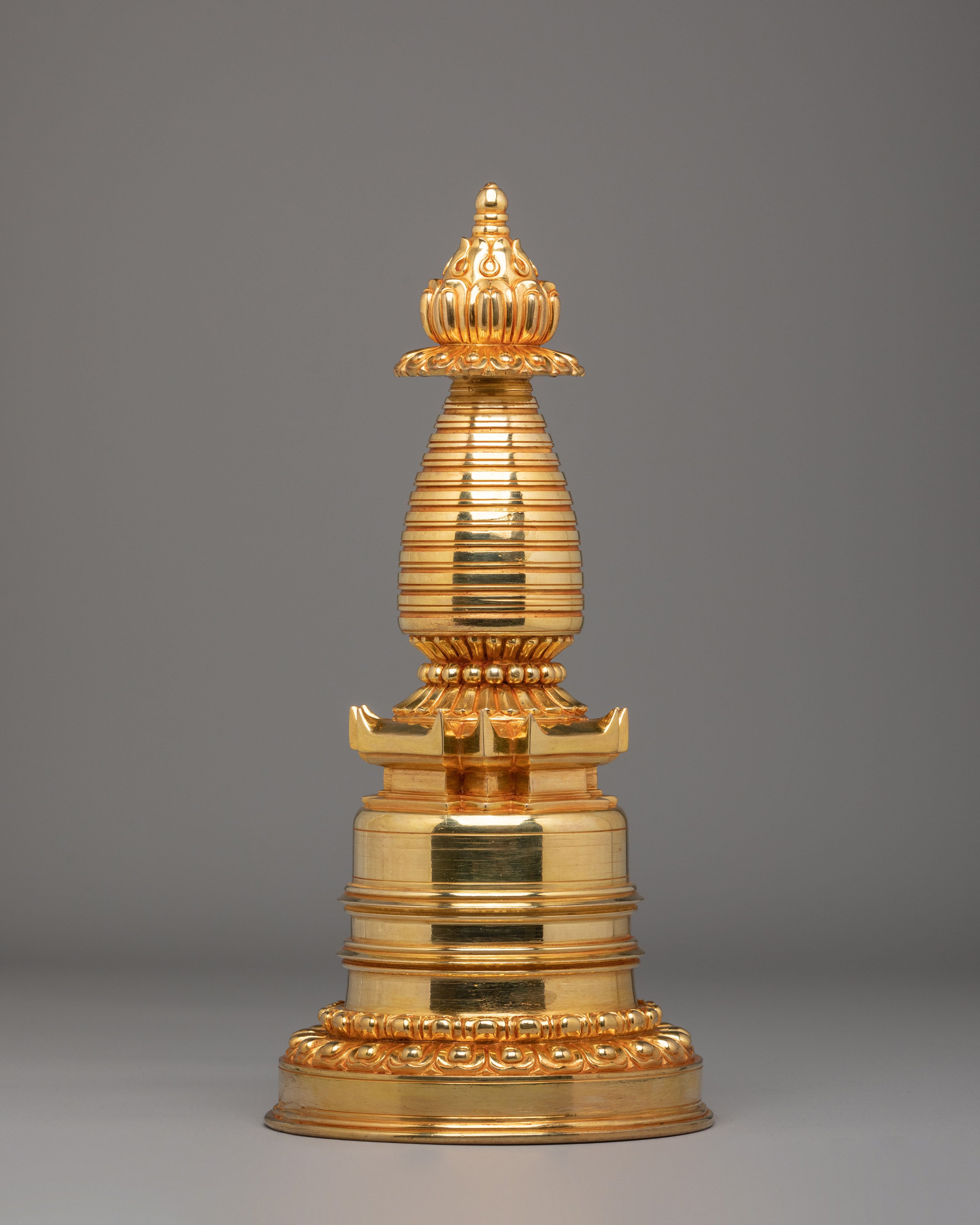 Handmade Kadampa Stupa | Tibetan Ritual Art