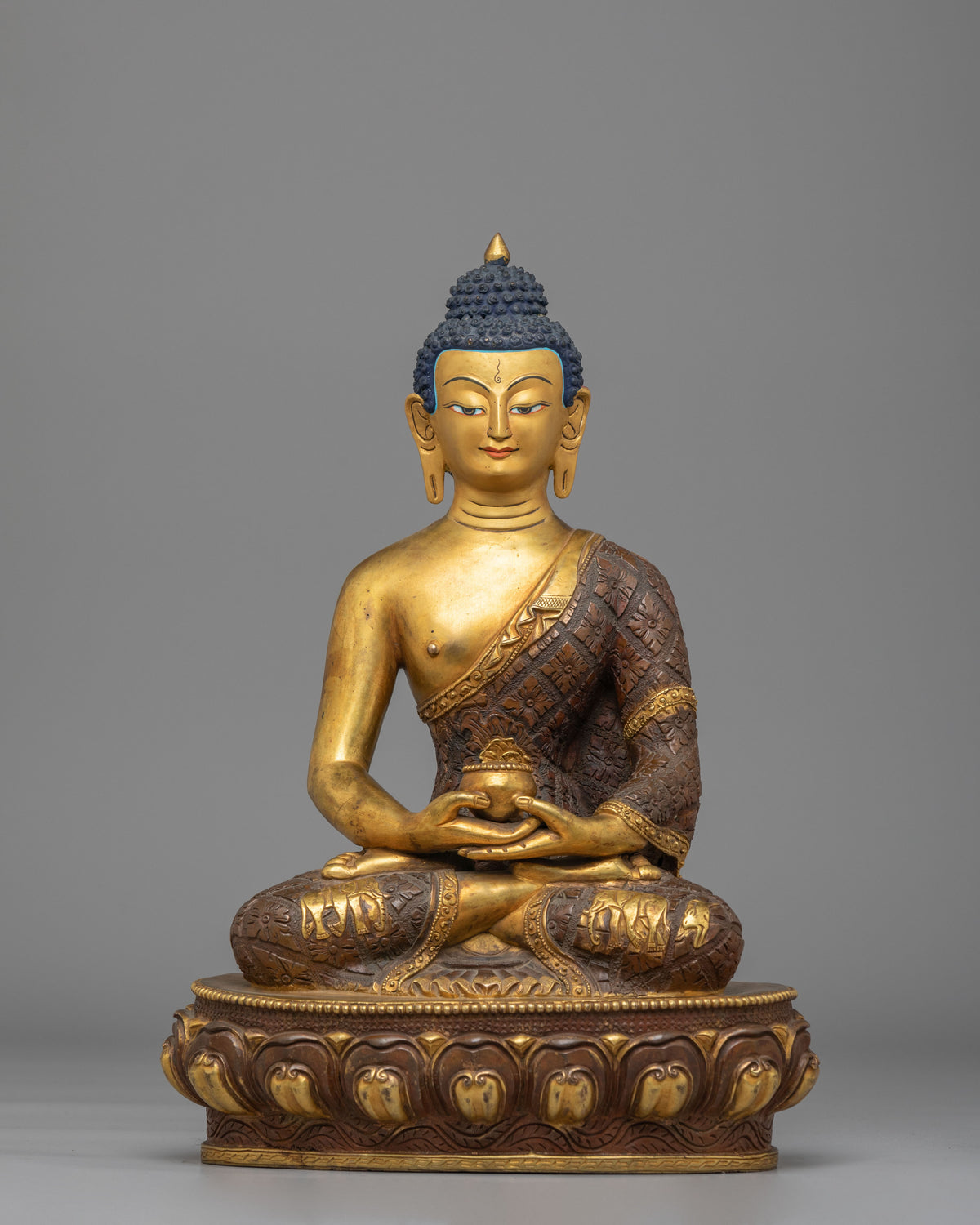 Handcrafted Amitabha Buddha Sculpture | Tibetan Deity Artwork