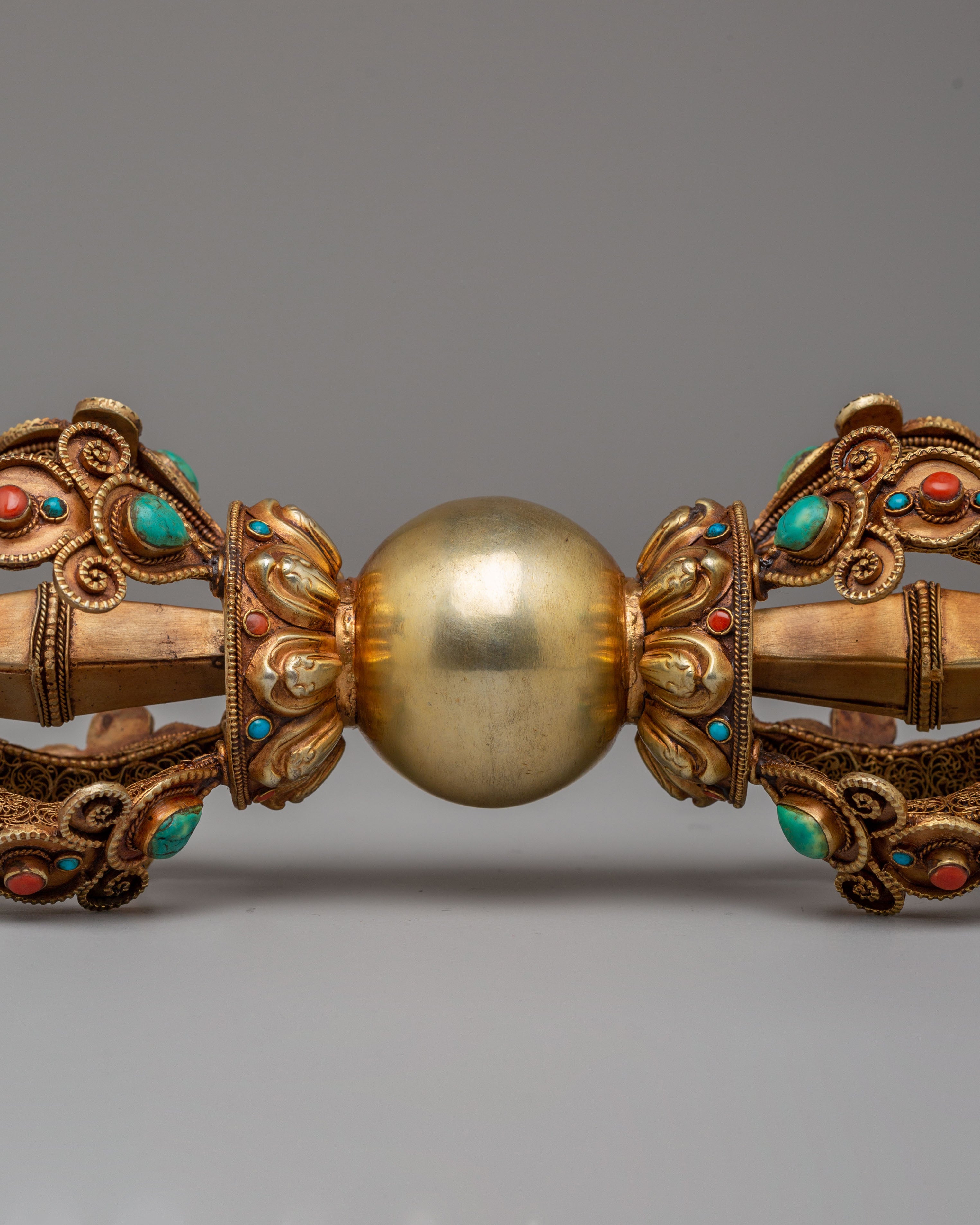 Handcrafted Tibetan Ritual Vajra | Symbol of Power and Protection