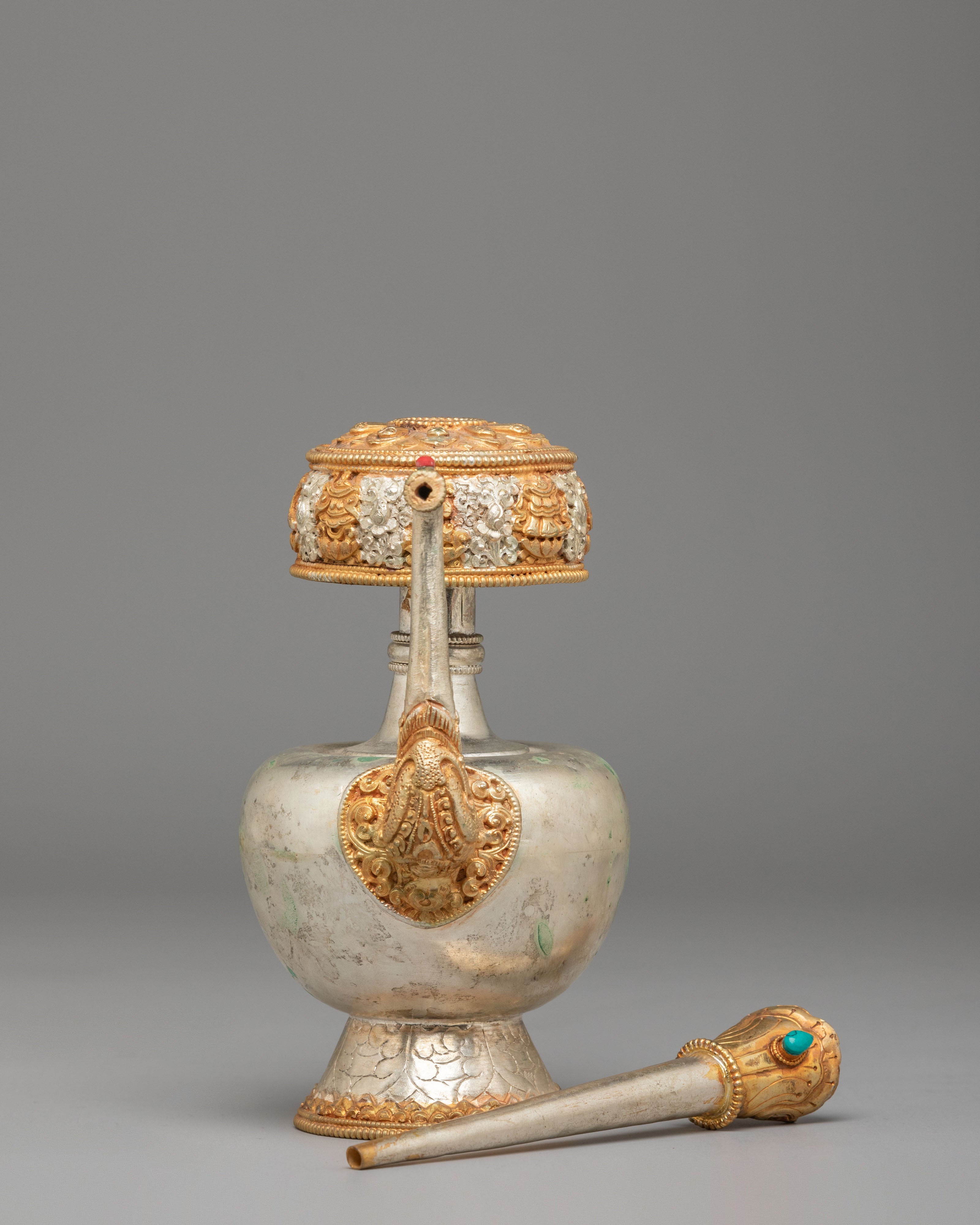 Handcrafted Tibetan Bhumba Ritual Vessel | Symbol of Spiritual Purity