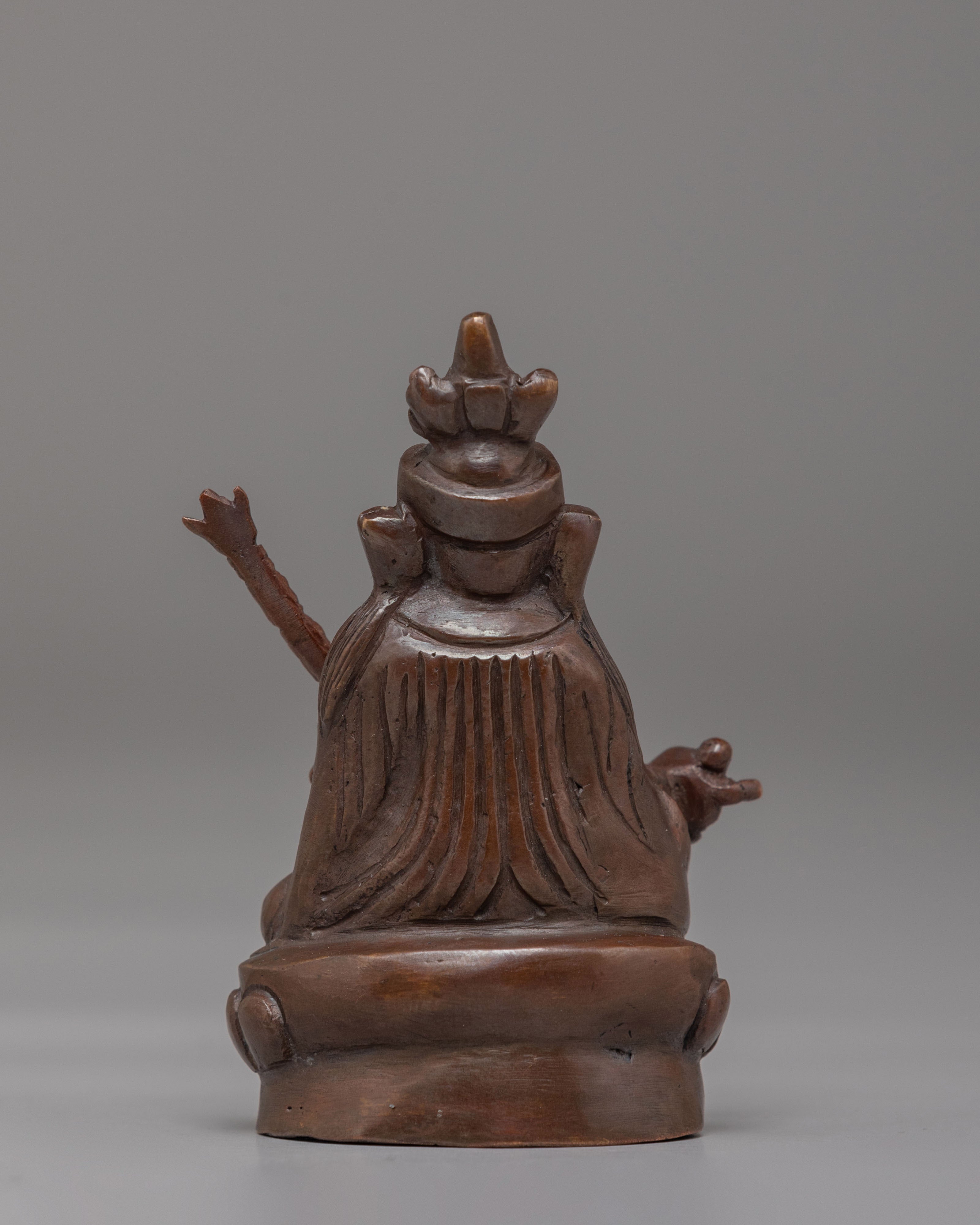Machine-Made Guru Rinpoche Statue | Tibetan Buddhist Deity