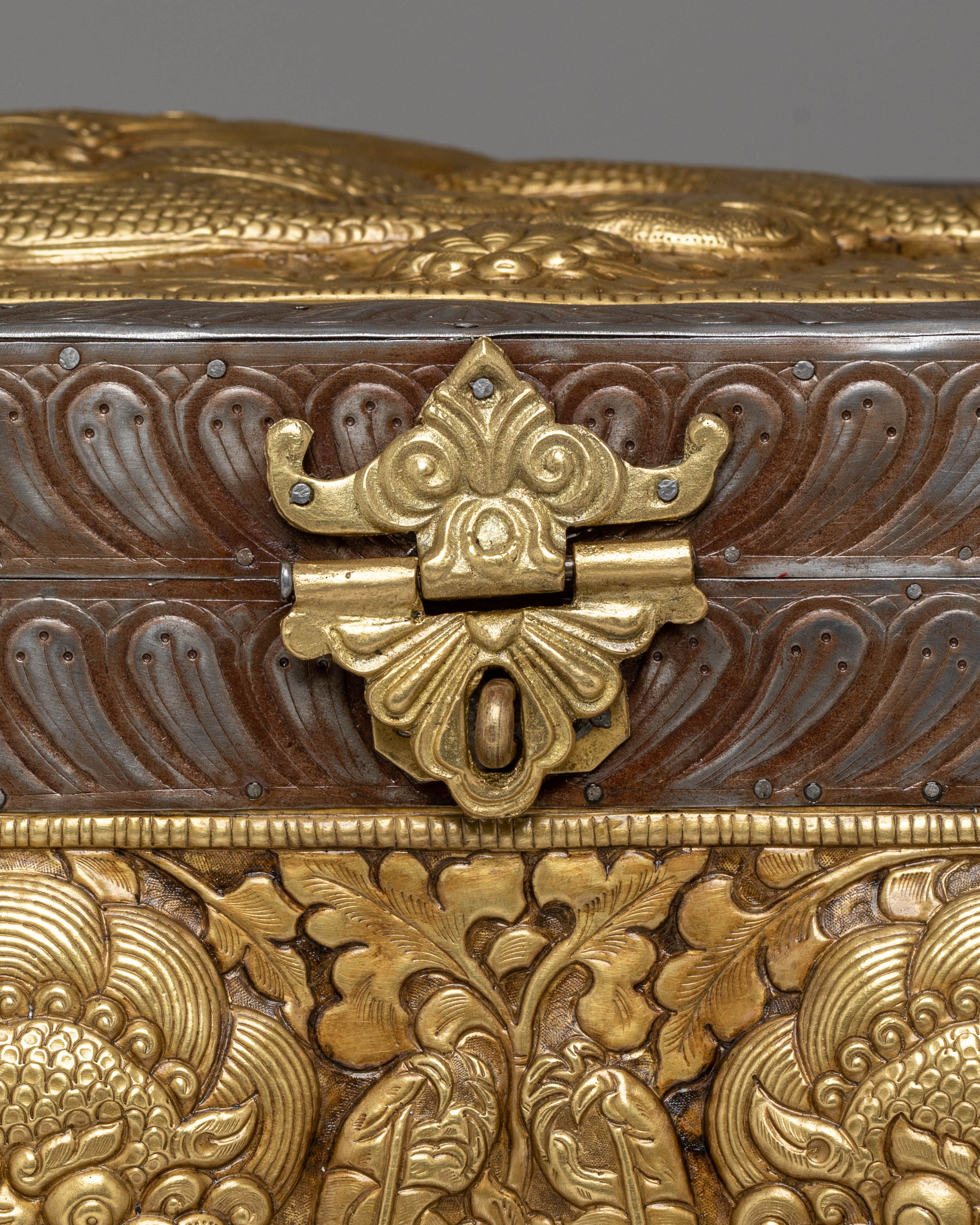 Handcrafted Tibetan Treasure Box | Copper Artwork