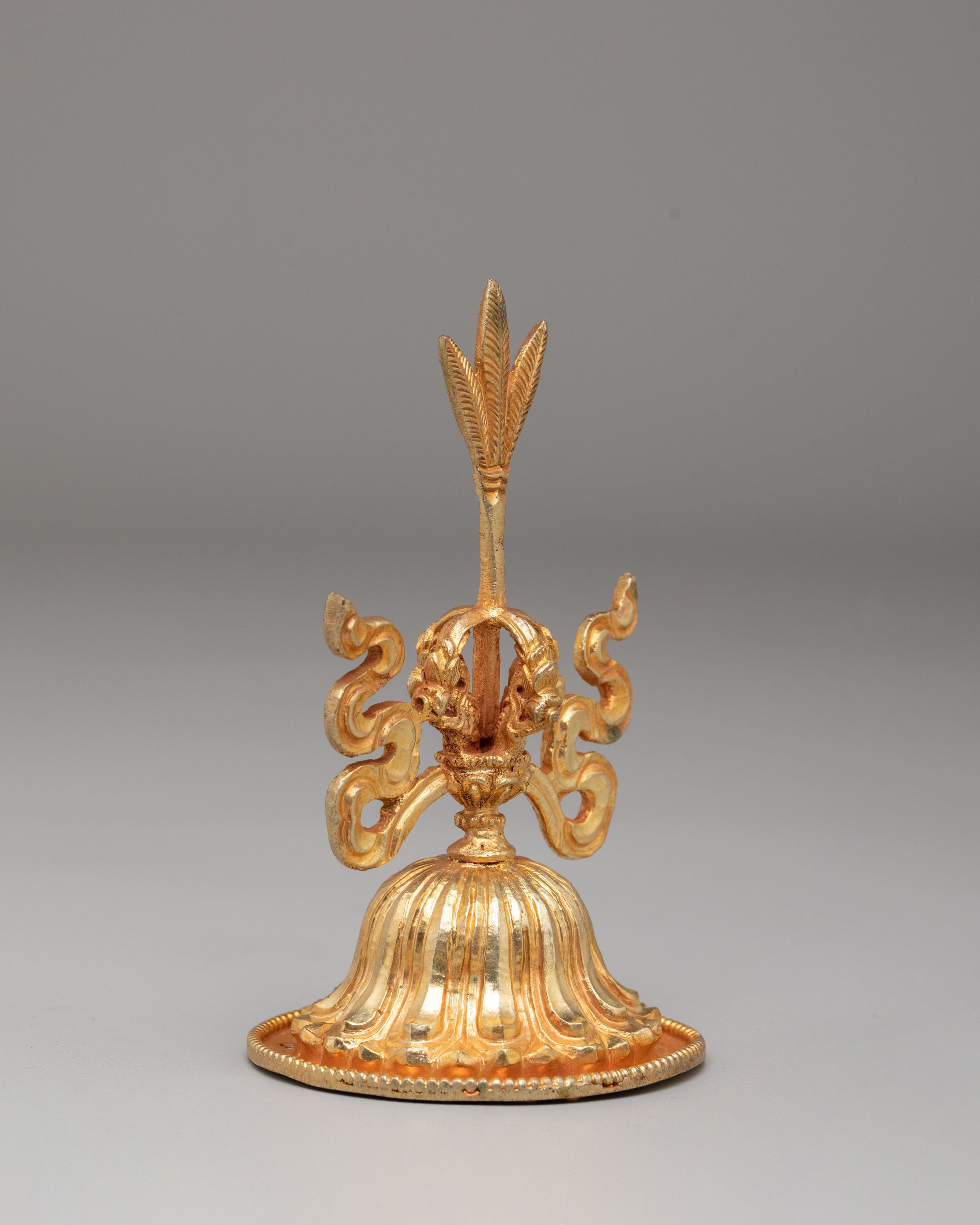 Tibetan Guru Crown Accessories | Handcrafted Copper, Gold & Silver Plated Vajra Crown
