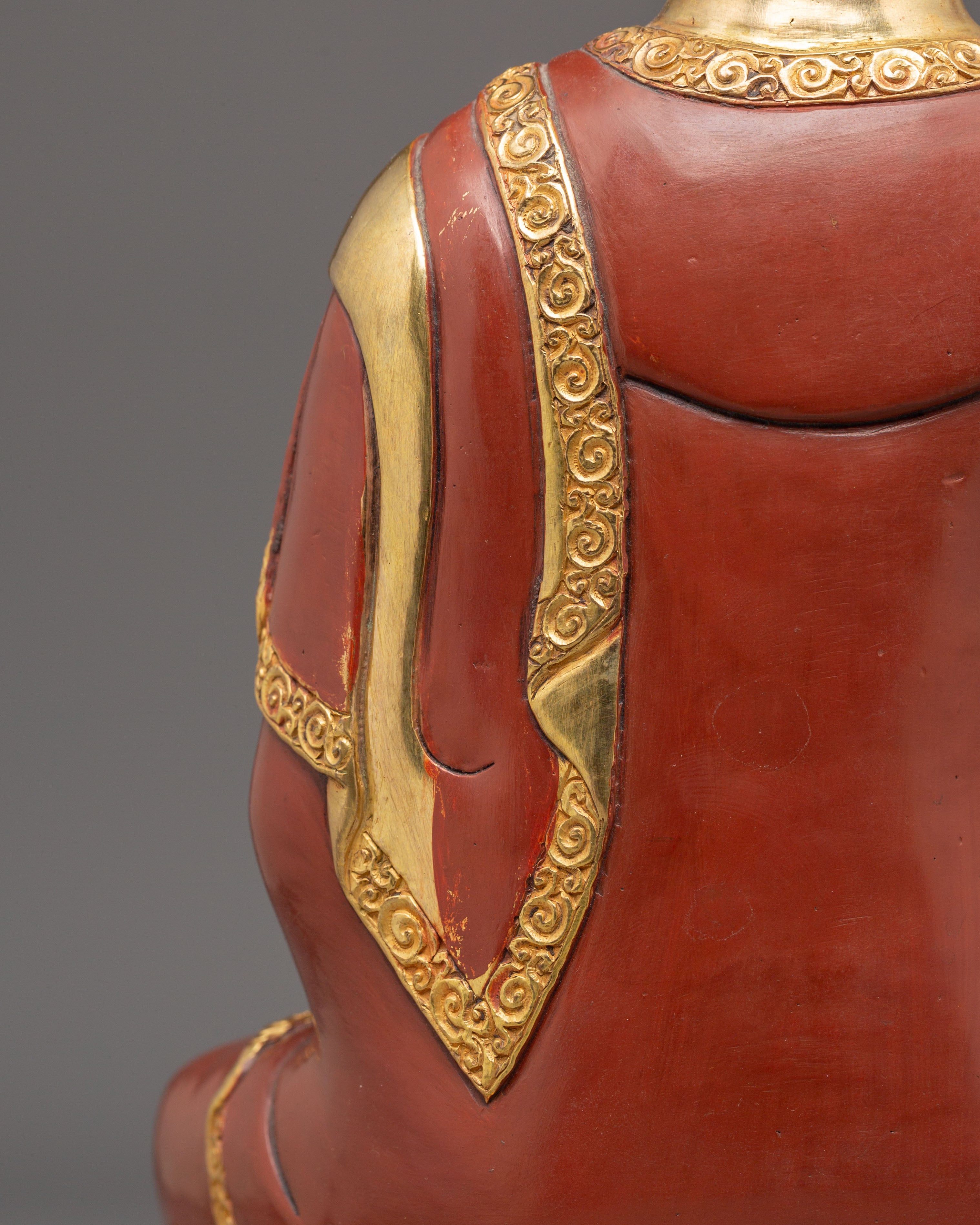 Himalayan Healing Buddha Statue | Gold Plated Tibetan Buddha Art