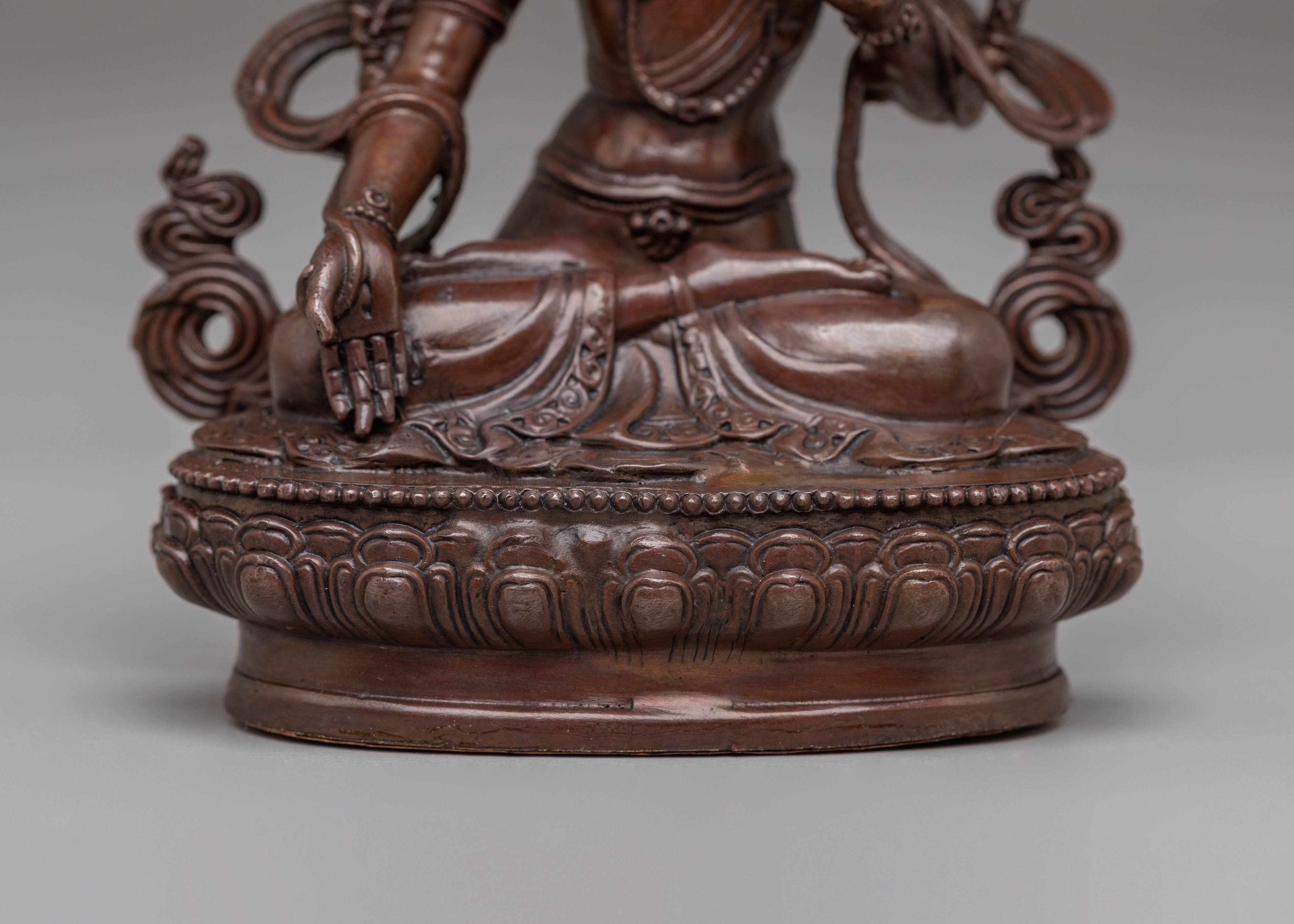 Spiritual Sita Tara Statue | White Tara Figurine for Altar