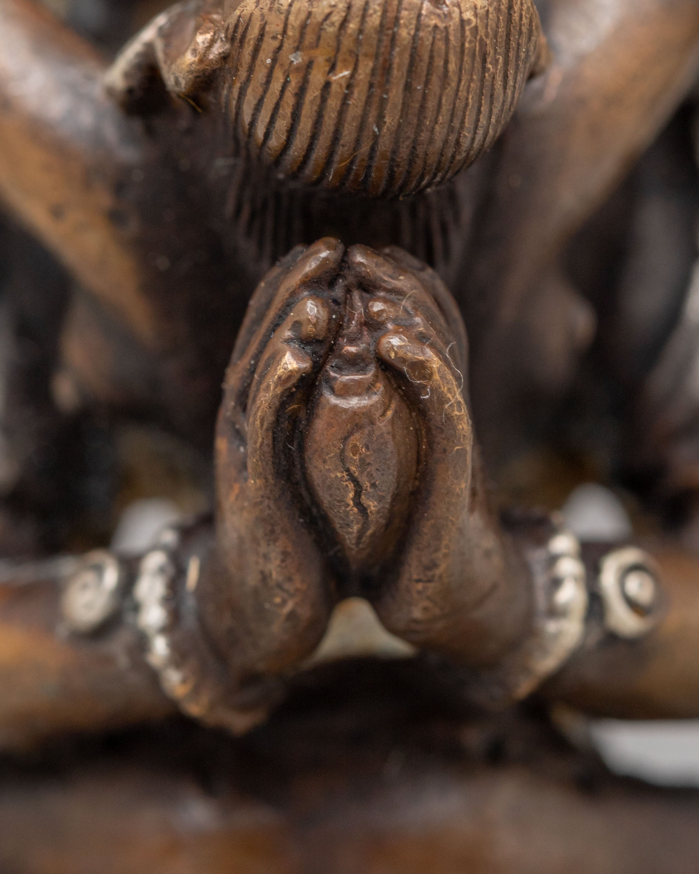 Handmade Chenrezig with Consort Statue | Tibetan Bodhisattva