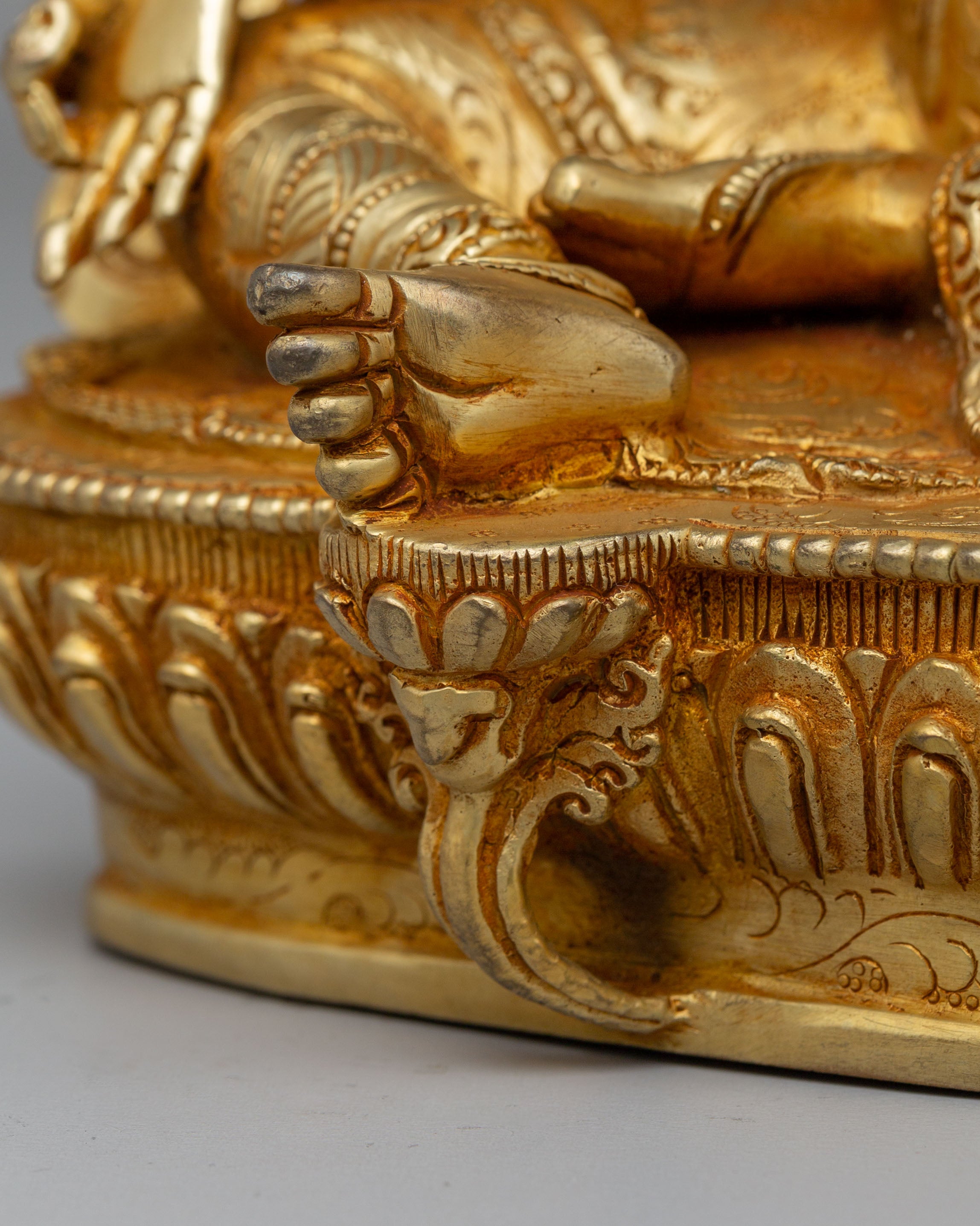 Himalayan Green Tara Statue for Altar | Symbol of Compassion & Protection