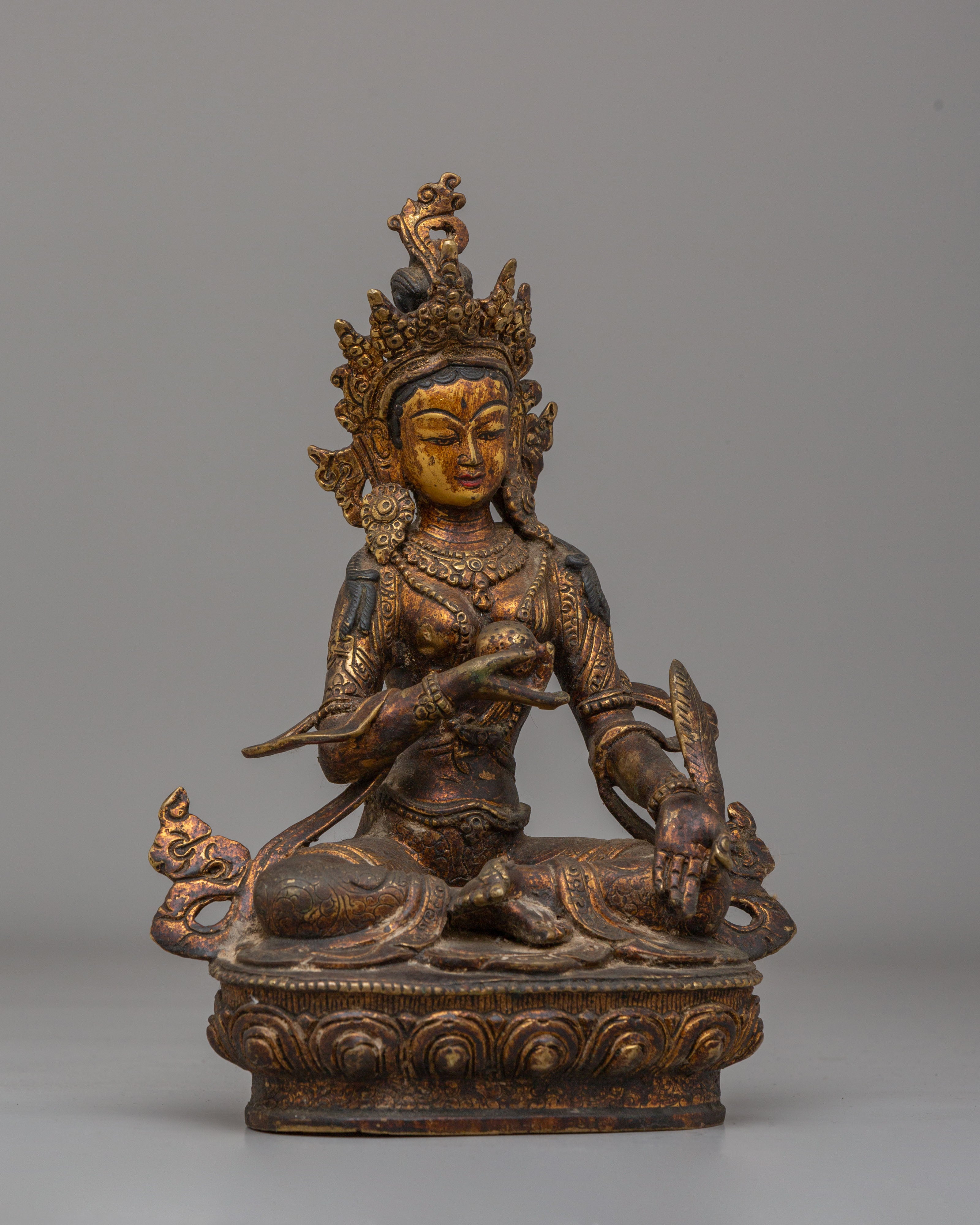 Vajrayana Ksitigarbha Protector Buddha Statue | Guardian of the Earth