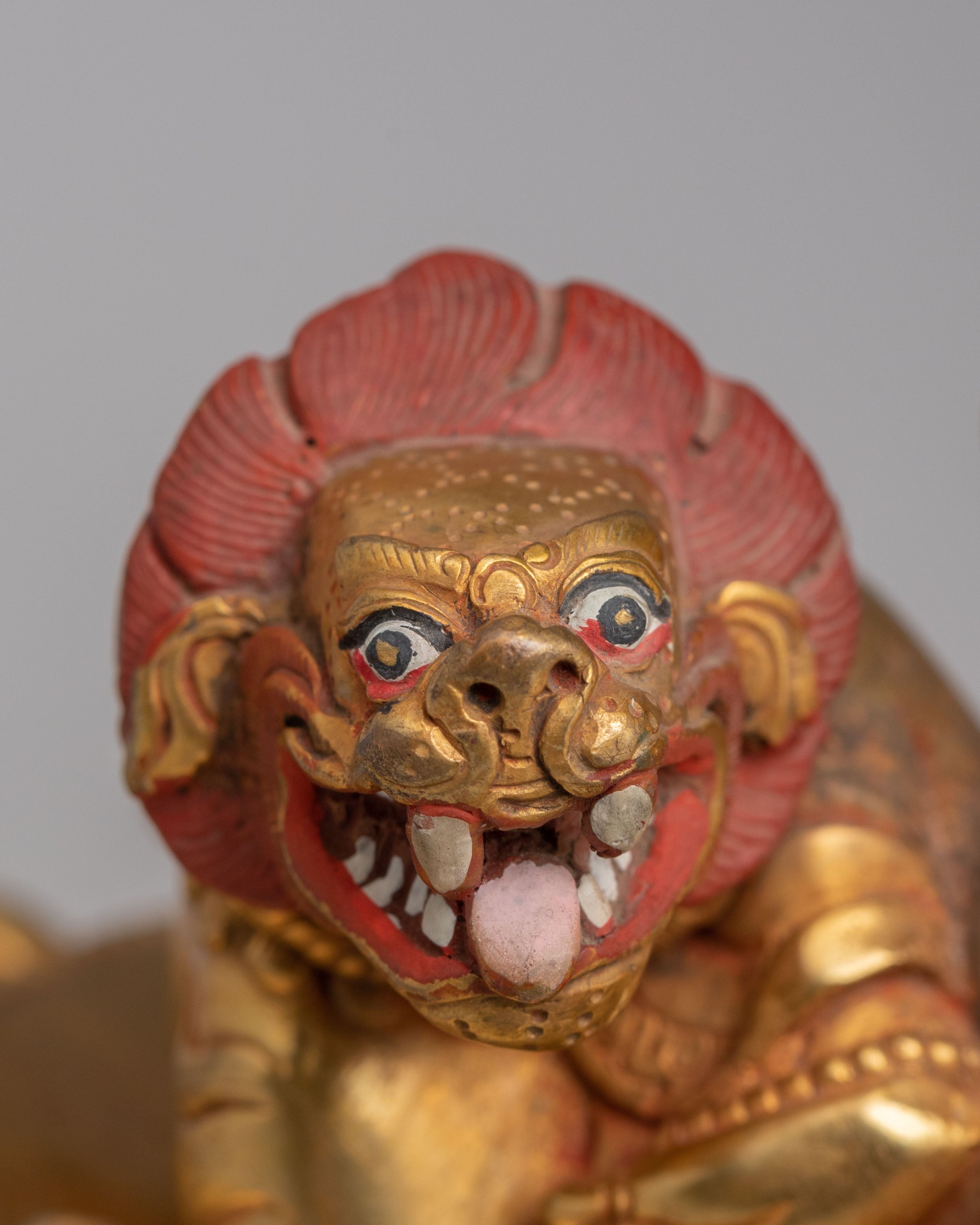 Sacred Tibetan Namtoshe Altar Statue | Wrathful Guardian Deity