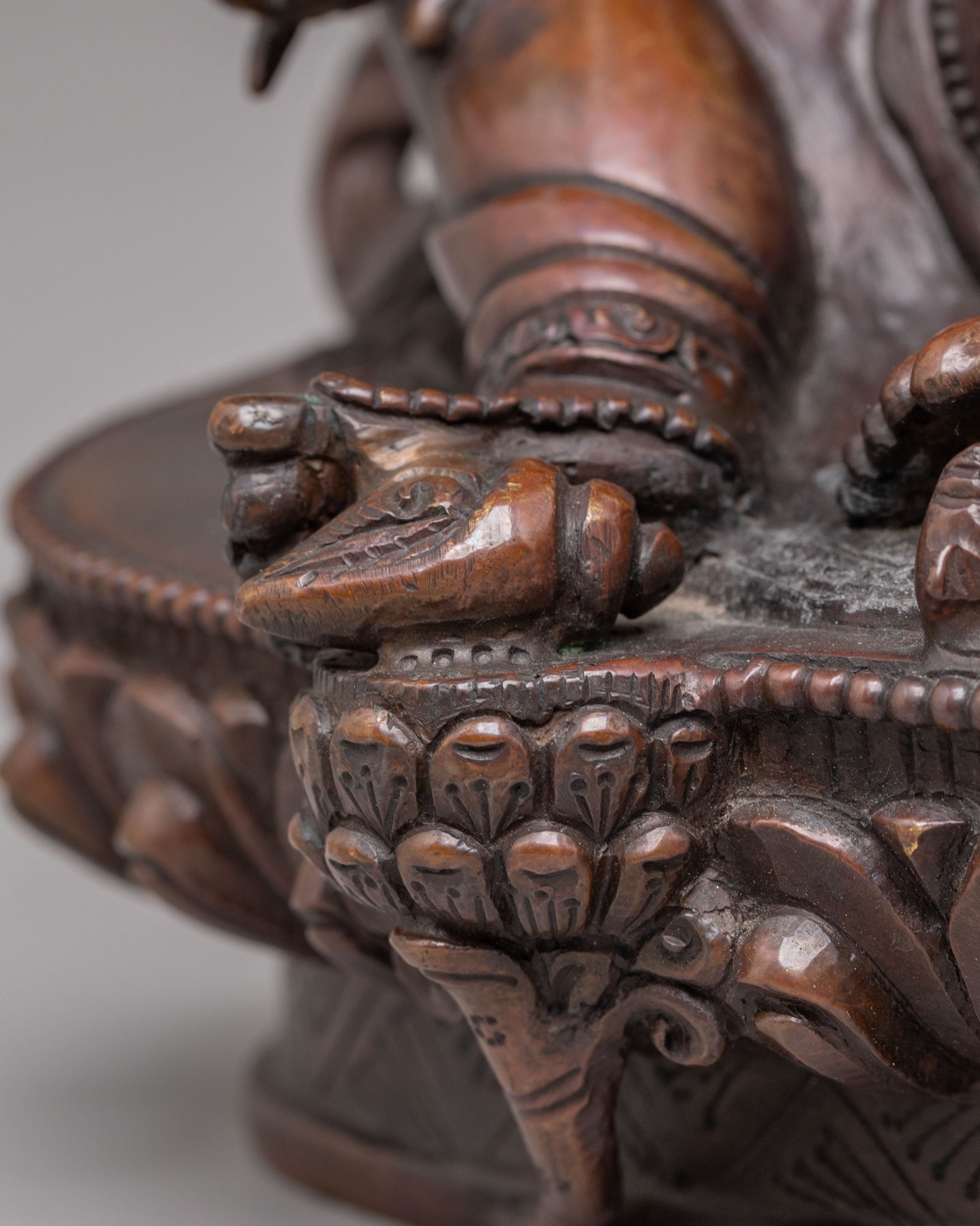 Buddhist Dzambhala Wealth Deity Statue | God of Prosperity and Abundance