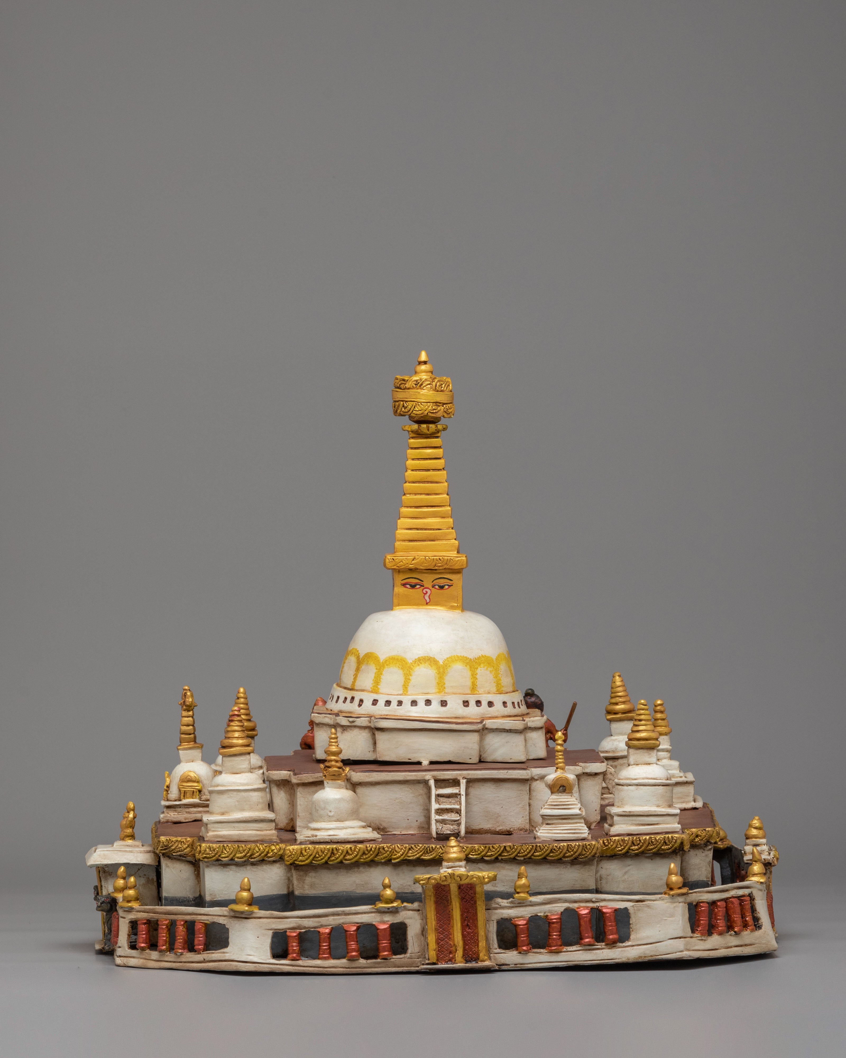 Handcrafted Himalayan Stupa Sculpture | Sacred Buddhist Art for Meditation
