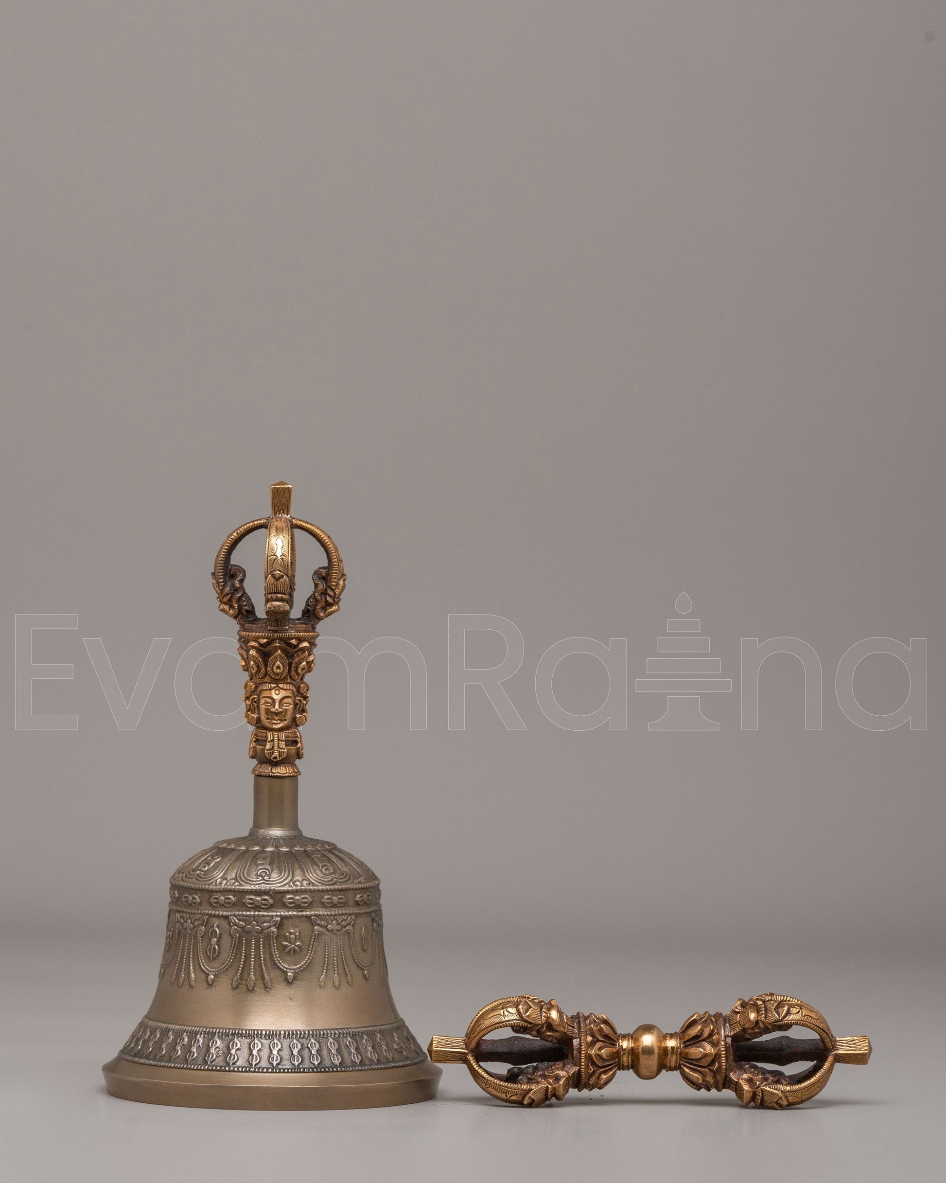 Ceremonial Vajra and Bell Set