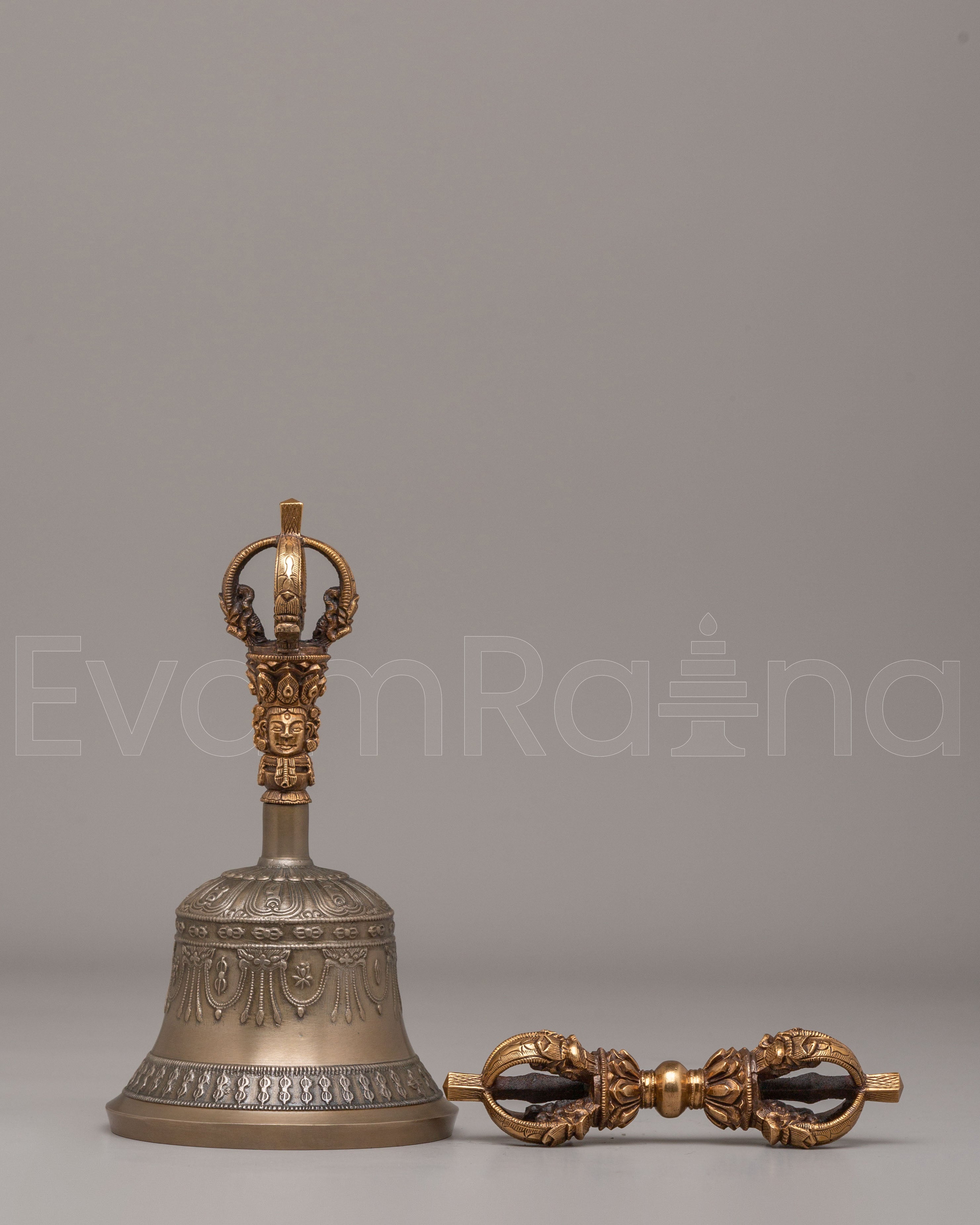Ceremonial Vajra and Bell Set