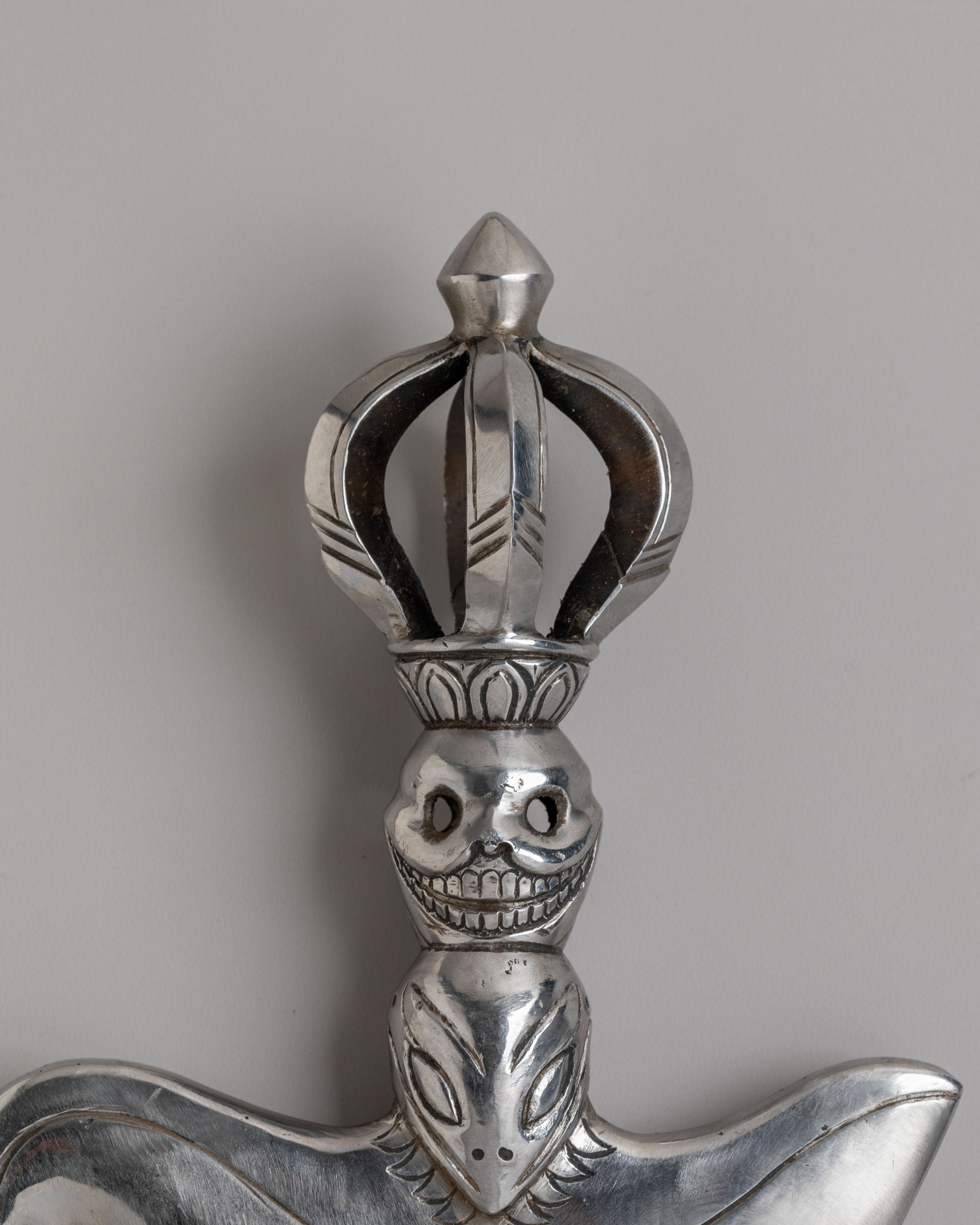 Sacred Kartika Knife | Tibetan Buddhist Ritual Dagger for Altar & Meditation