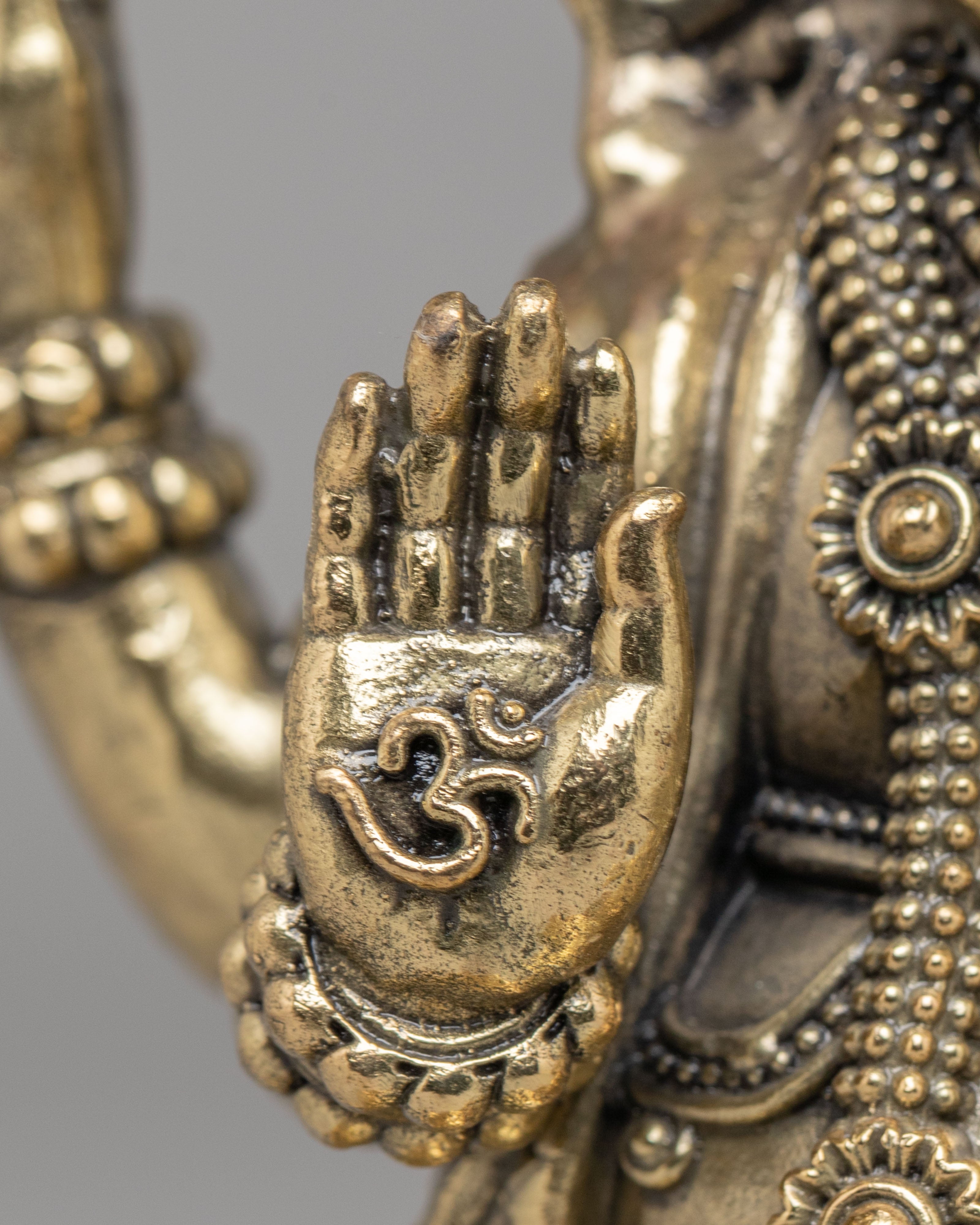 Traditional Ganesh Altar Sculpture | Copper and Bronze Hindu Deity Statue