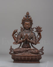 Tibetan Avalokiteshvara Chenrezig Statue