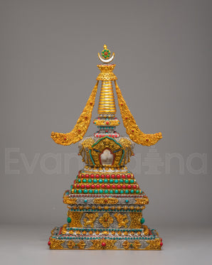 Spiritual Enlightenment Stupa For Altar