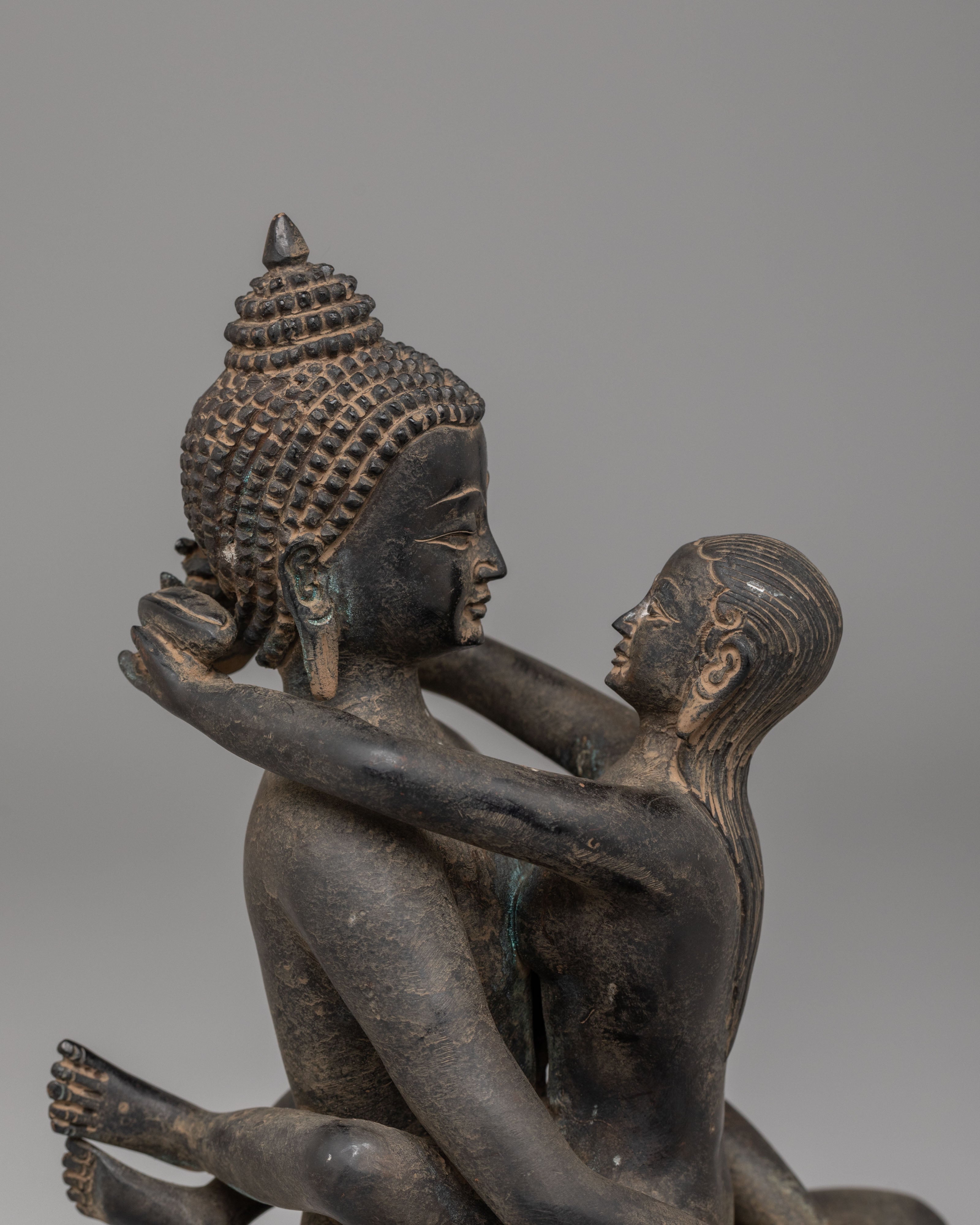 Samantabhadra With Consort Altar Statue | Vajrayana Buddhist Art