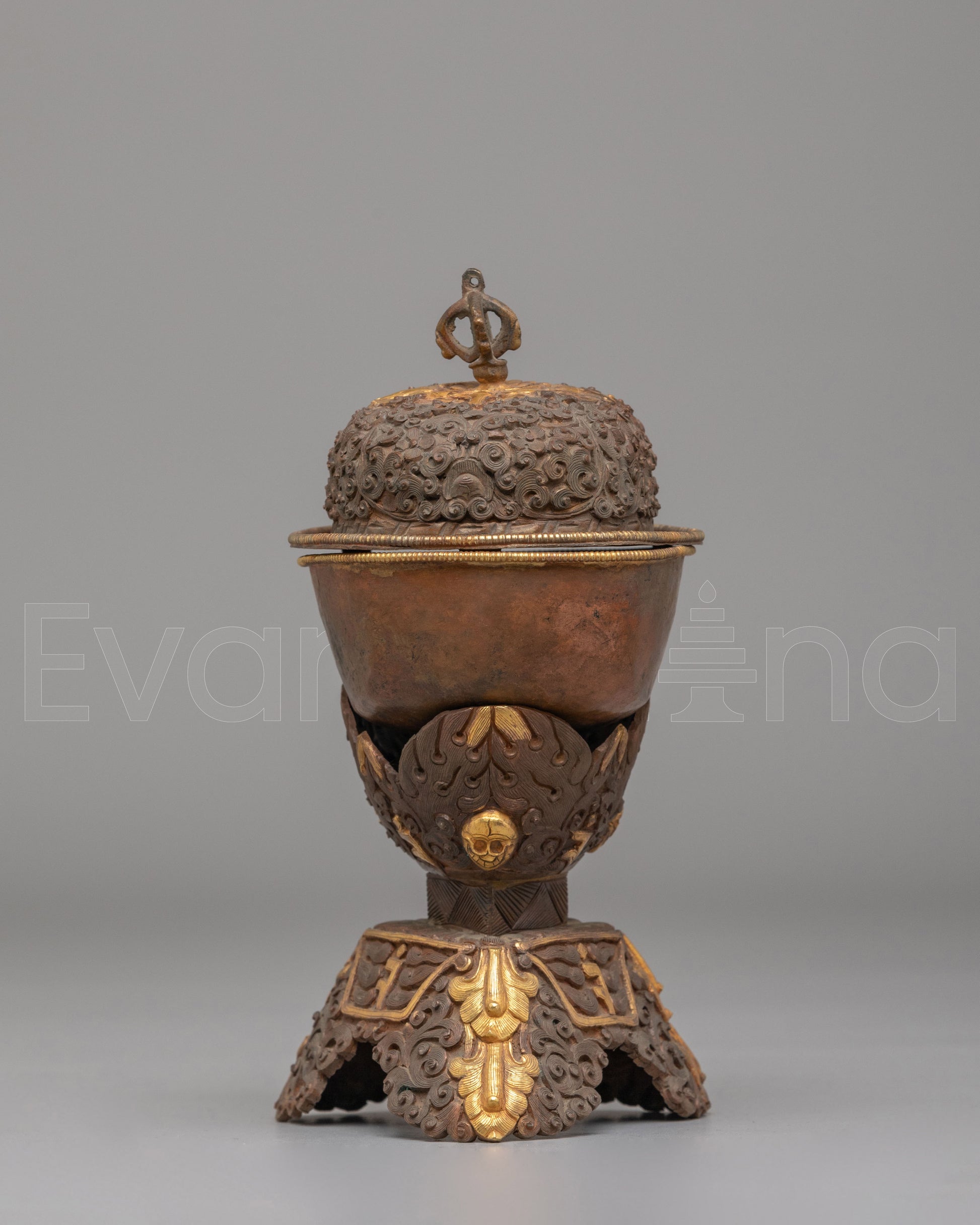 Tibetan Kapala Ritual Cup