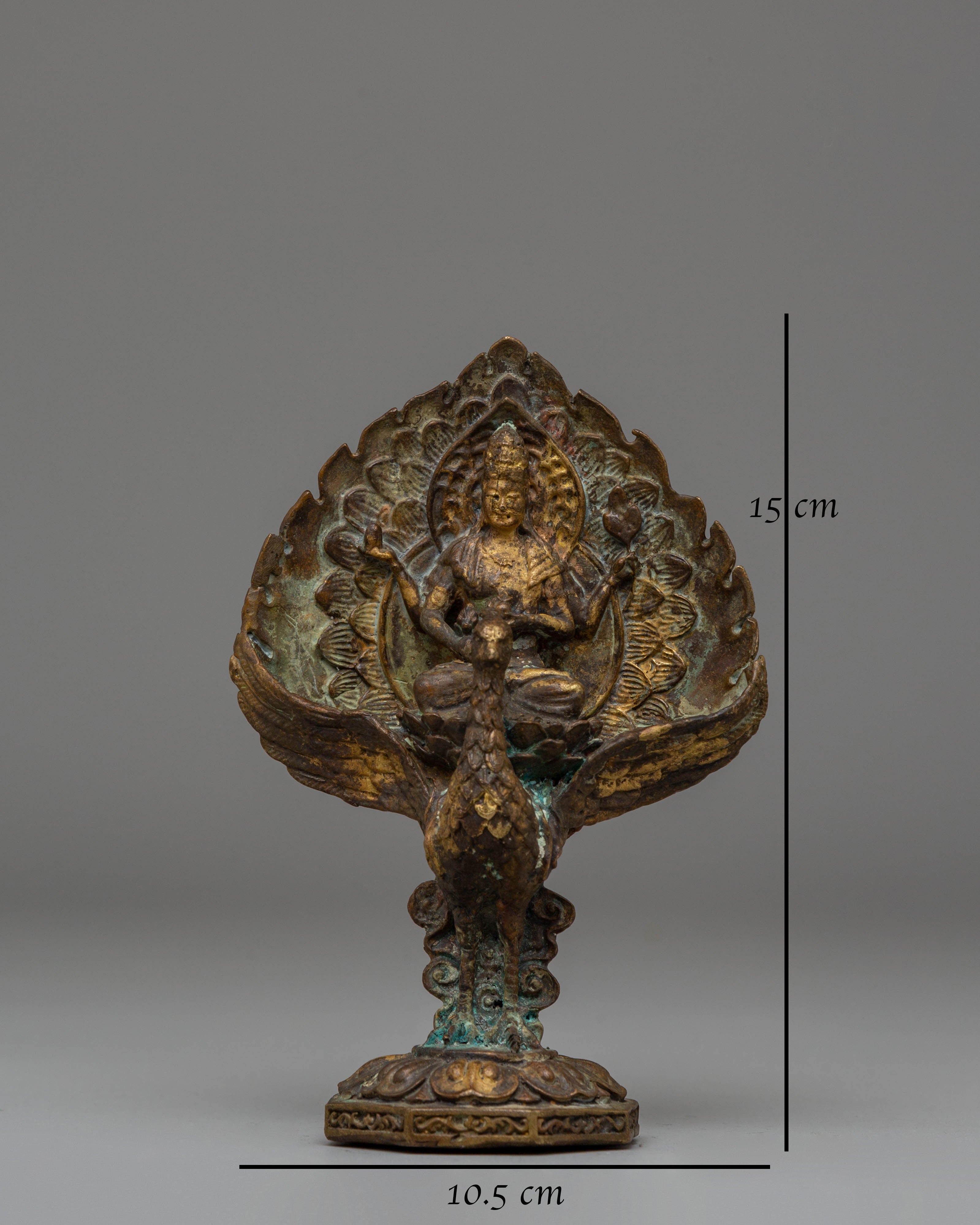 Statue of Mahamayuri | Great Peacock Queen