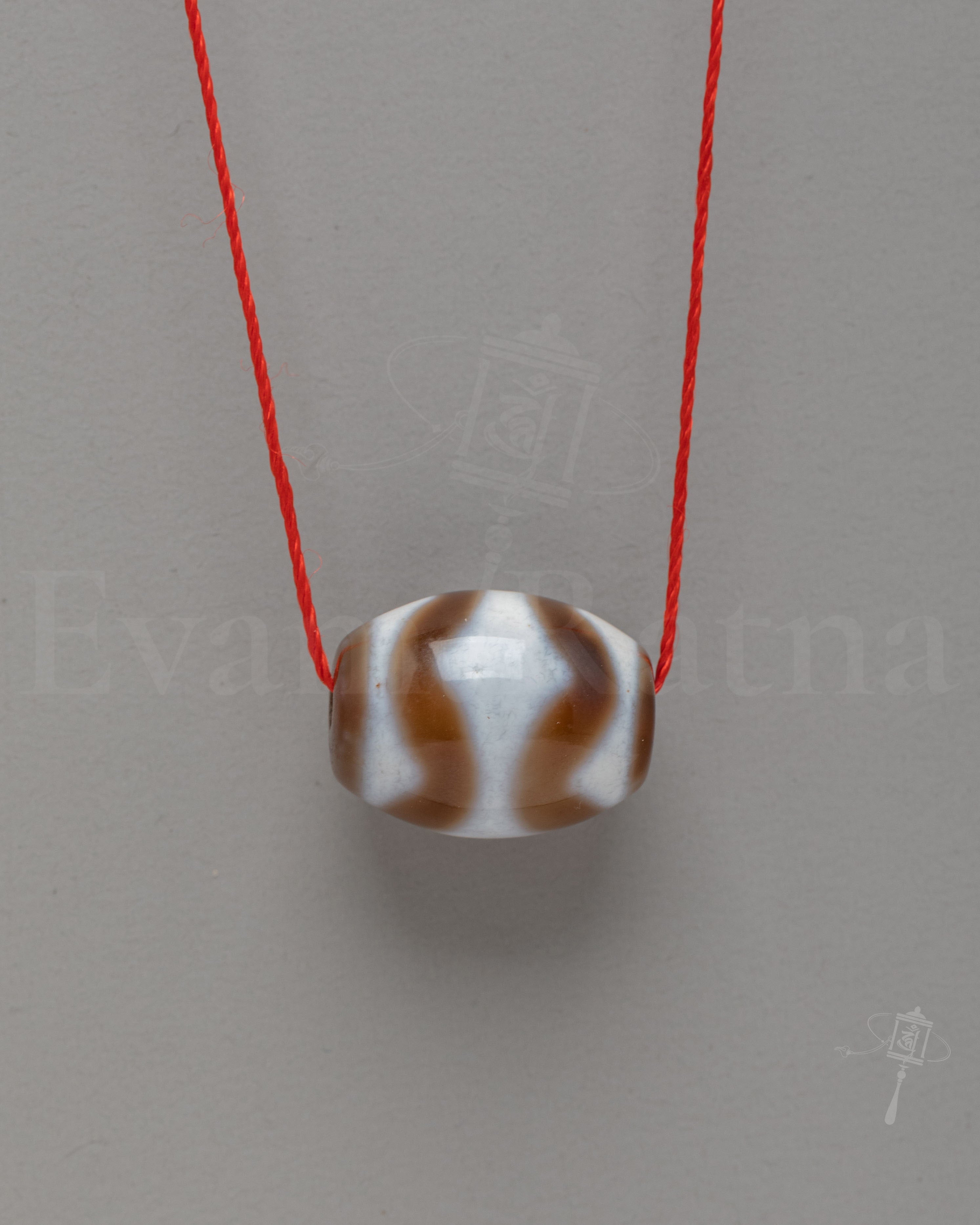 Spiritual Dzi Bead Locket | Handcrafted Spiritual Necklace