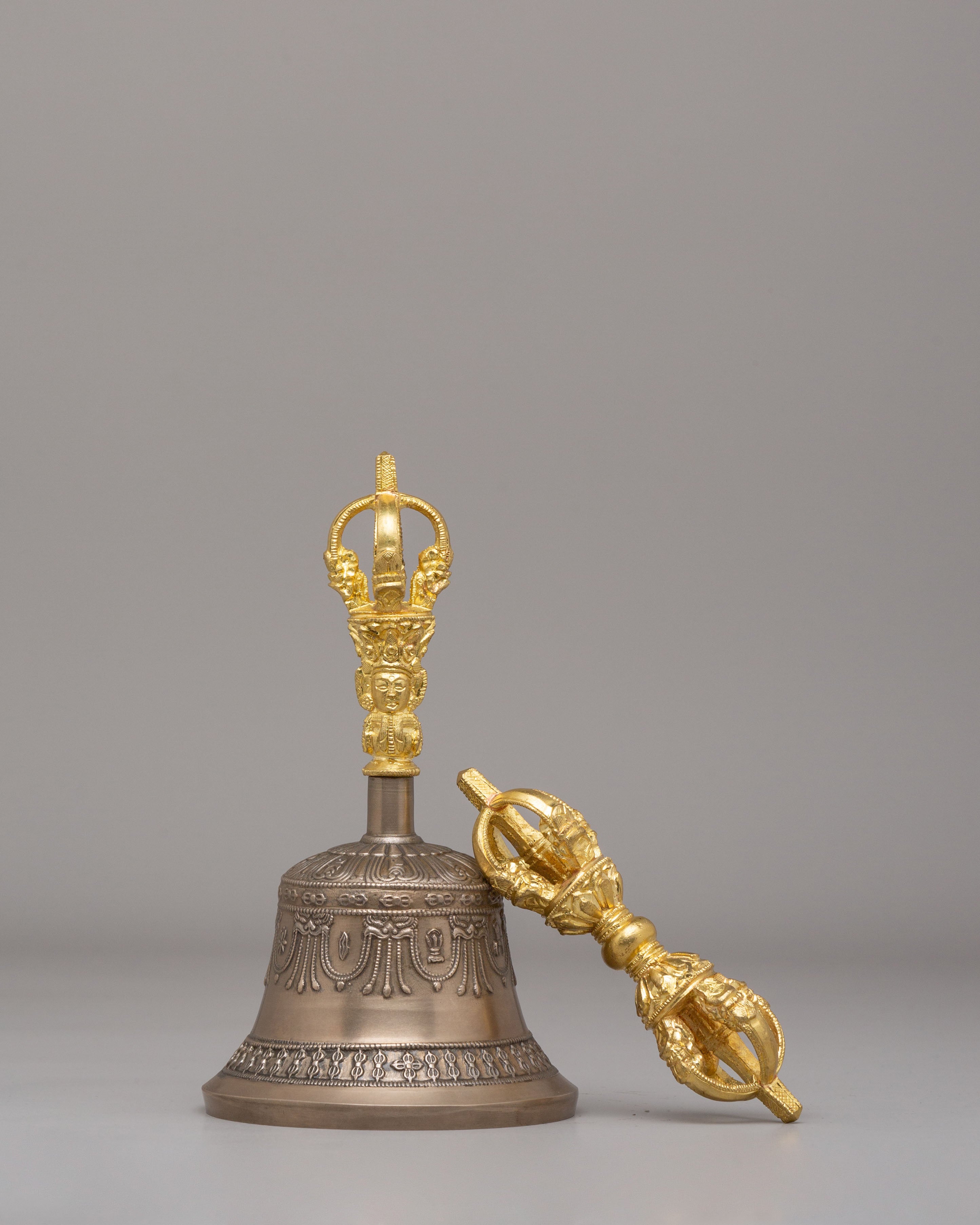 Sacred Ritual Vajra and Bell Set | A Sacred Pair for Meditation