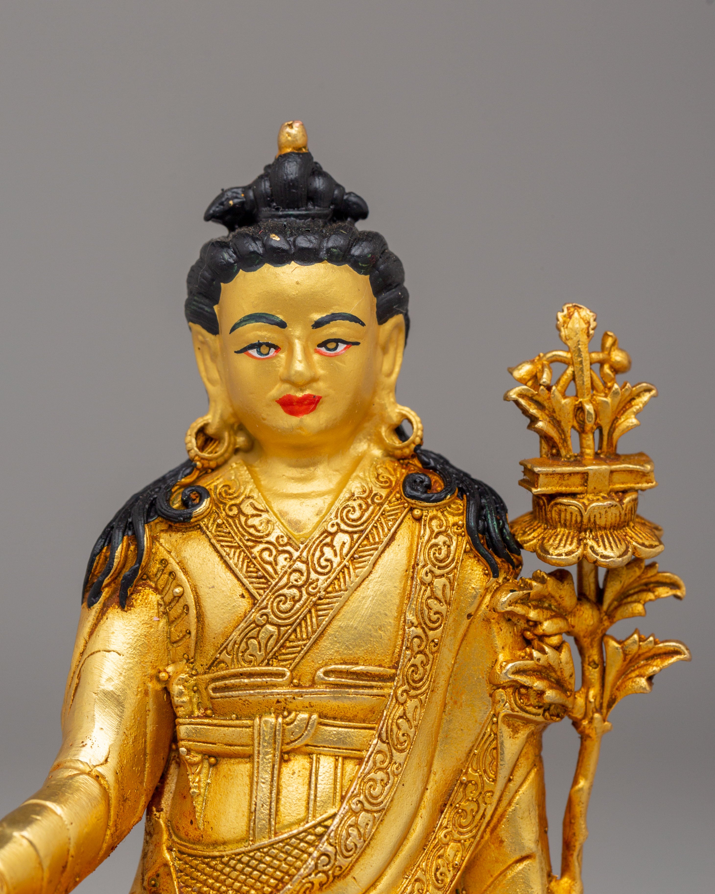 Traditional Jigme Lingpa Statue | Buddhist Guru Sculpture