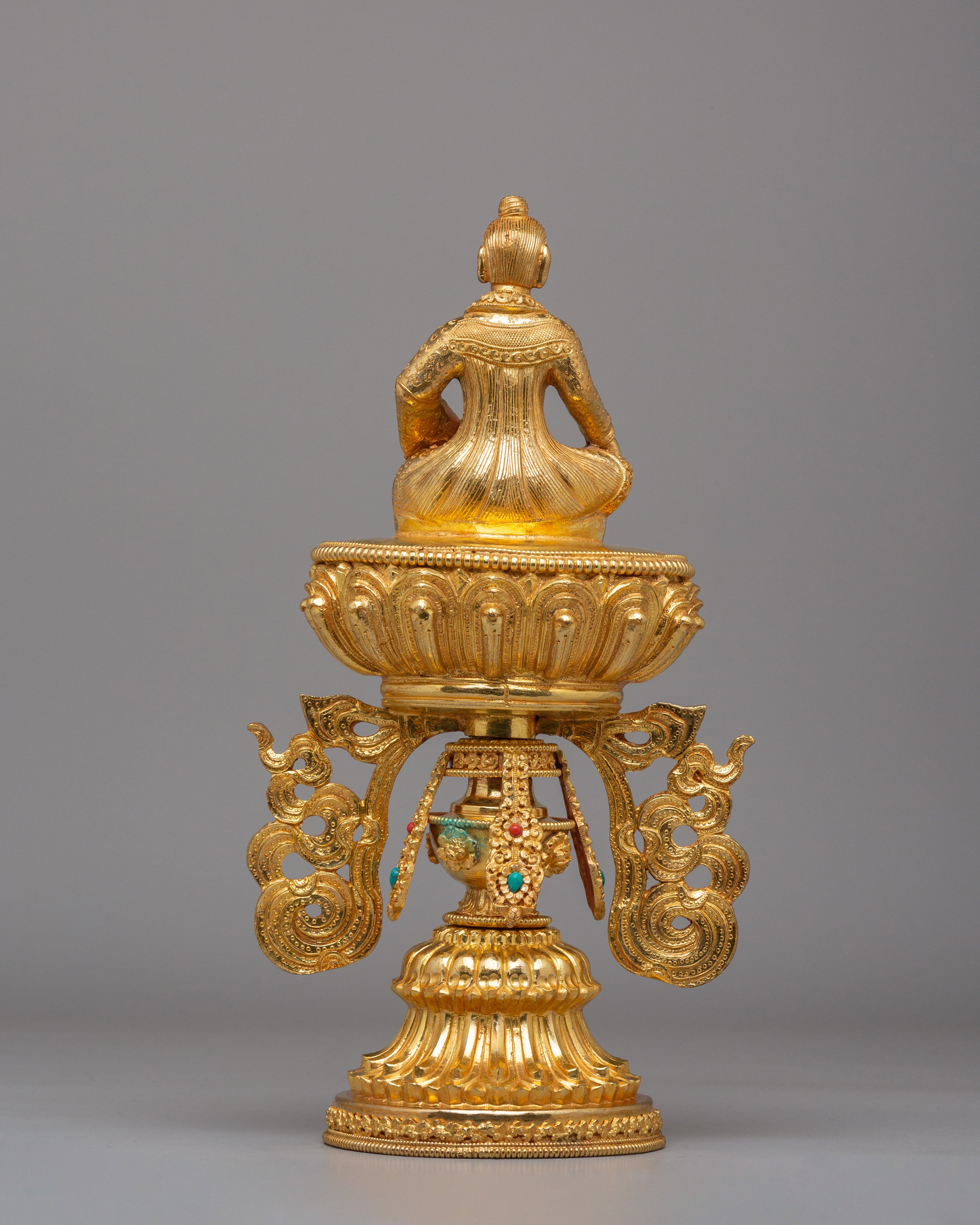 Handcrafted Chakravartin Possessions Sculpture | Sacred Buddhist Artwork for Meditation