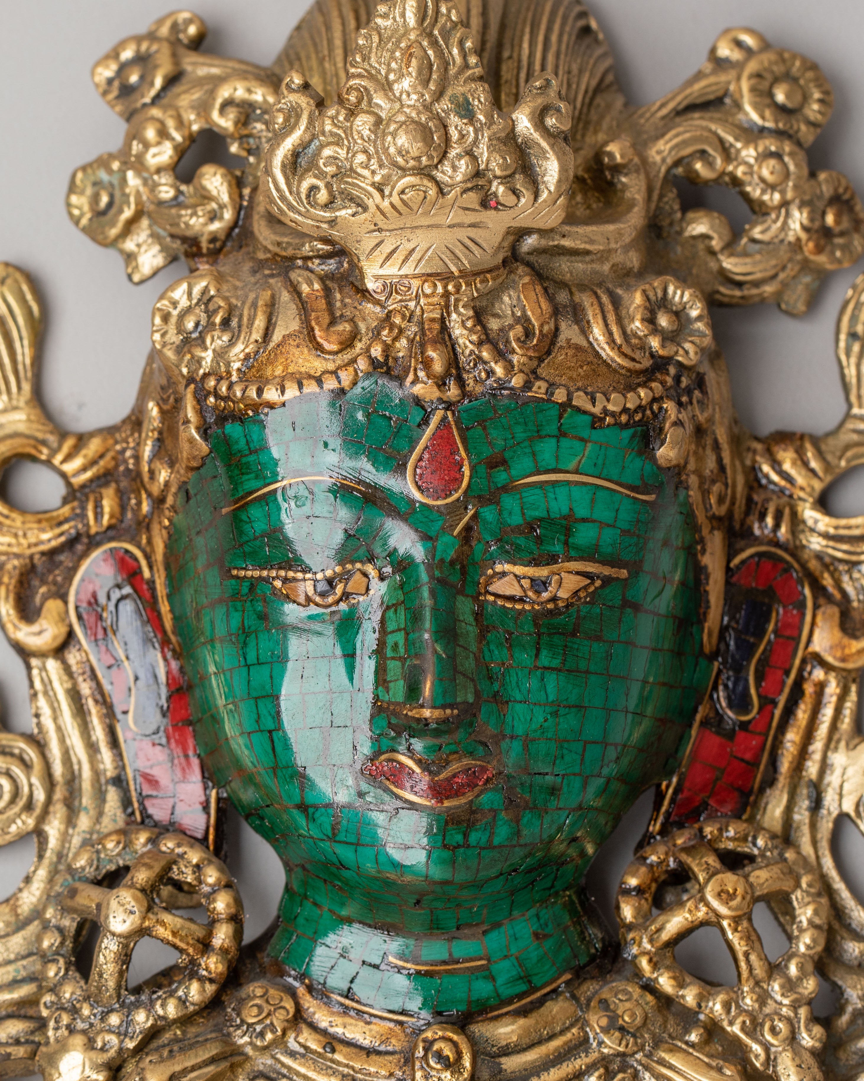 Handcrafted Green Tara Wall Hanging | Spiritual Home Decor
