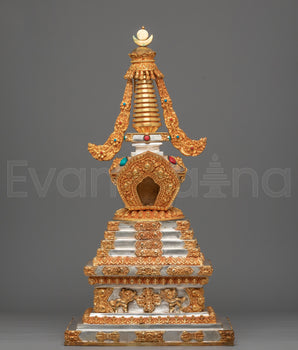 Tibetan Buddhist Stupa for Ritual | Buddhist Meditation Stupa
